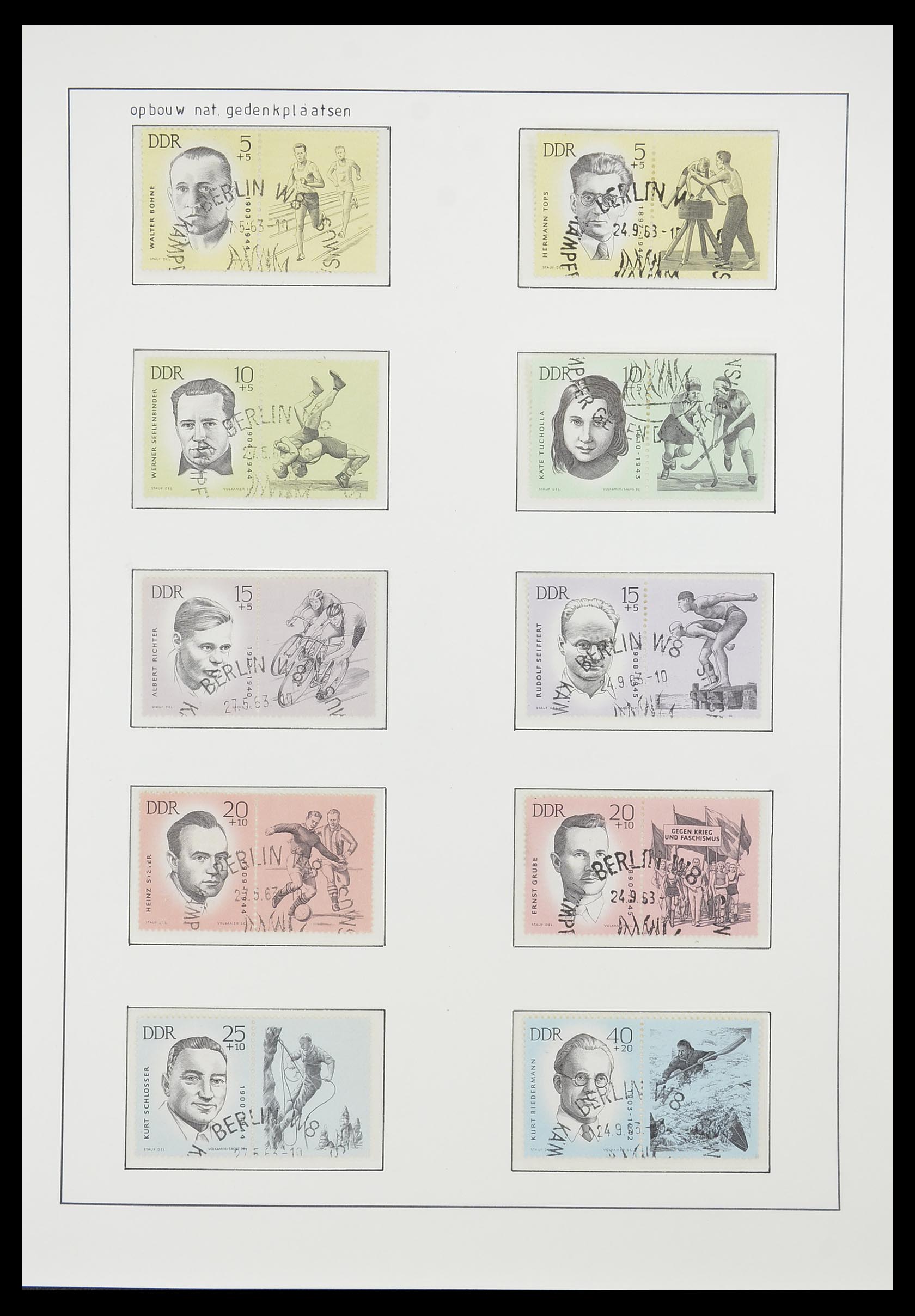 33824 087 - Stamp collection 33824 DDR 1949-1990.
