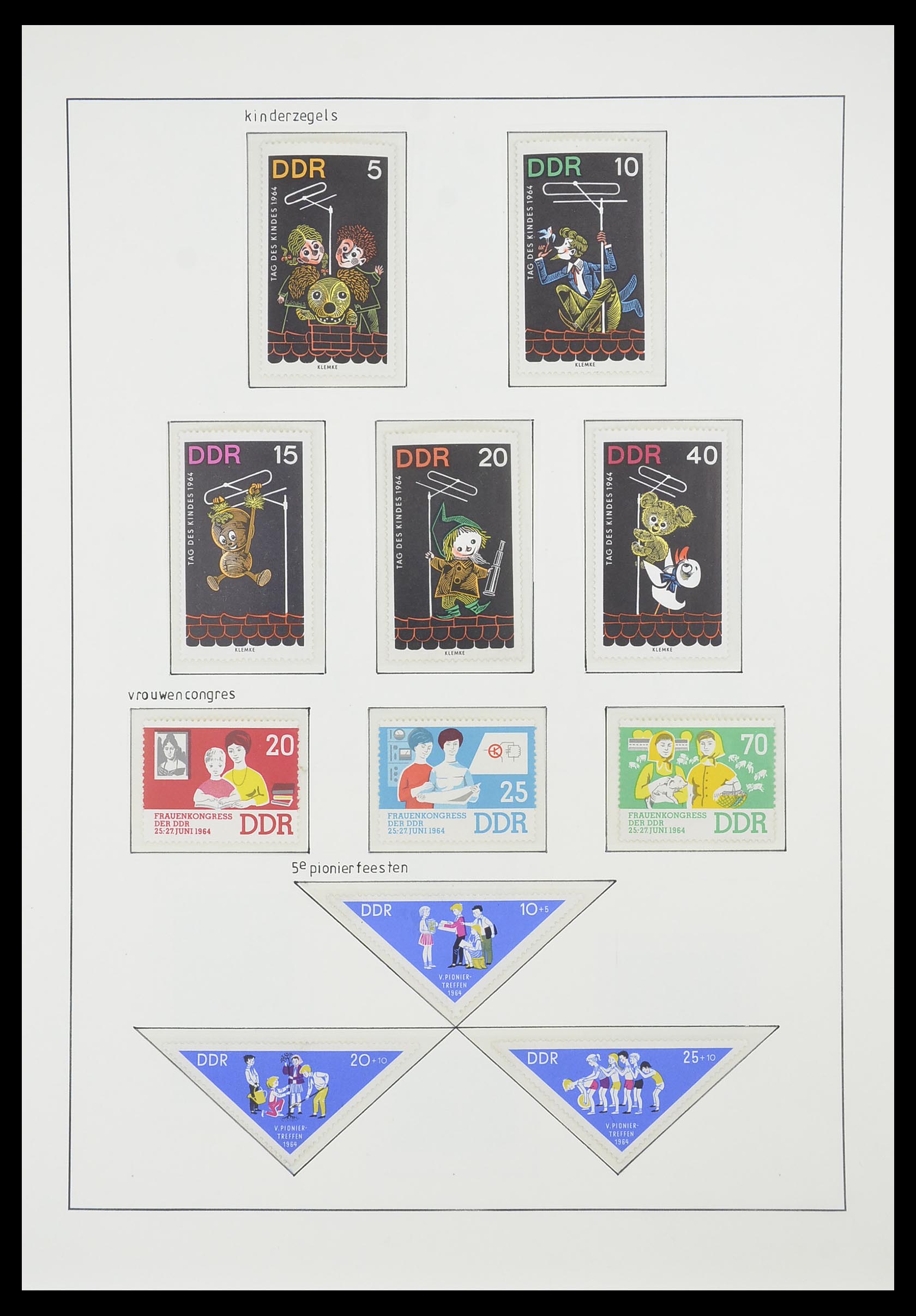33824 092 - Postzegelverzameling 33824 DDR 1949-1990.