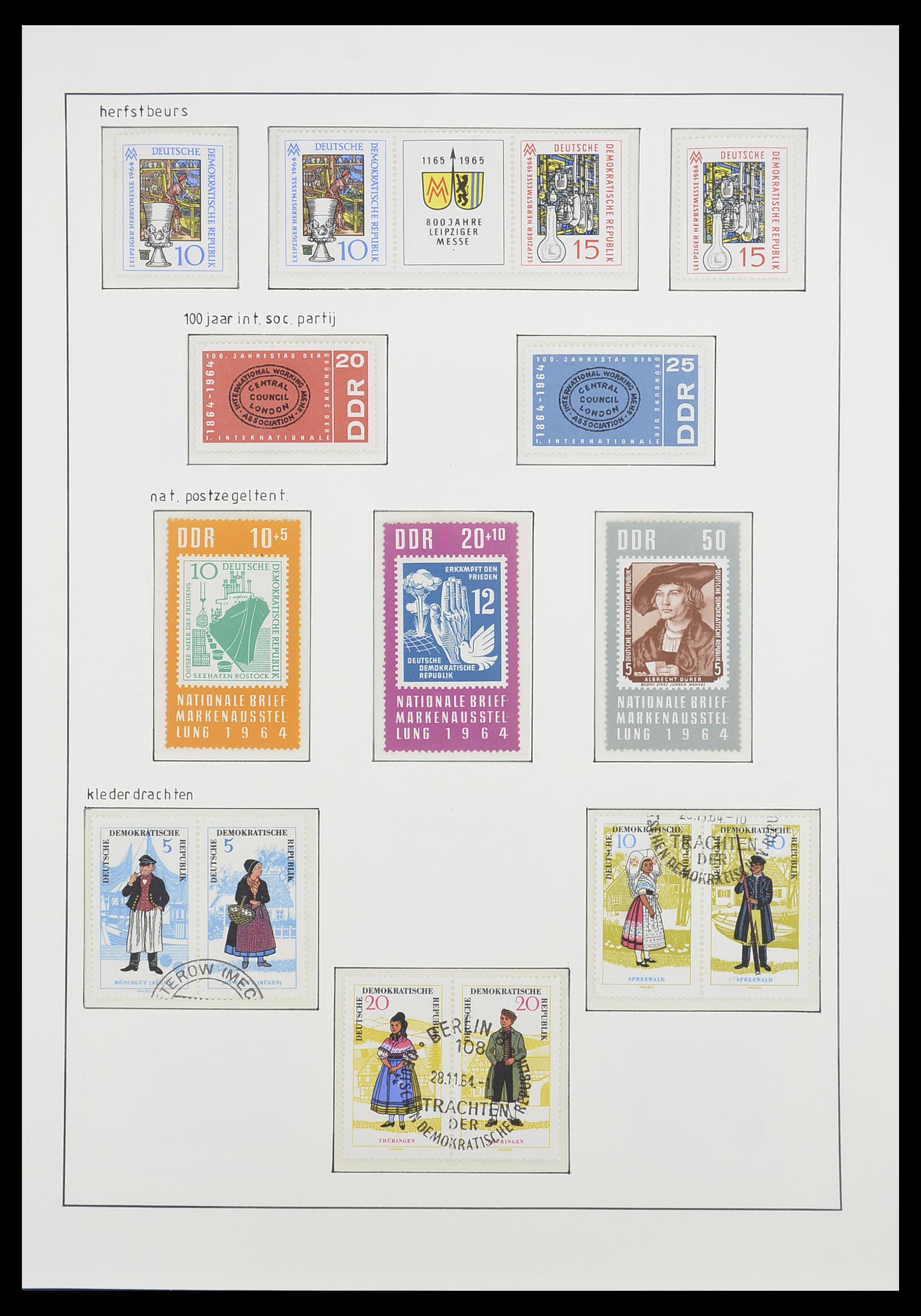 33824 096 - Stamp collection 33824 DDR 1949-1990.