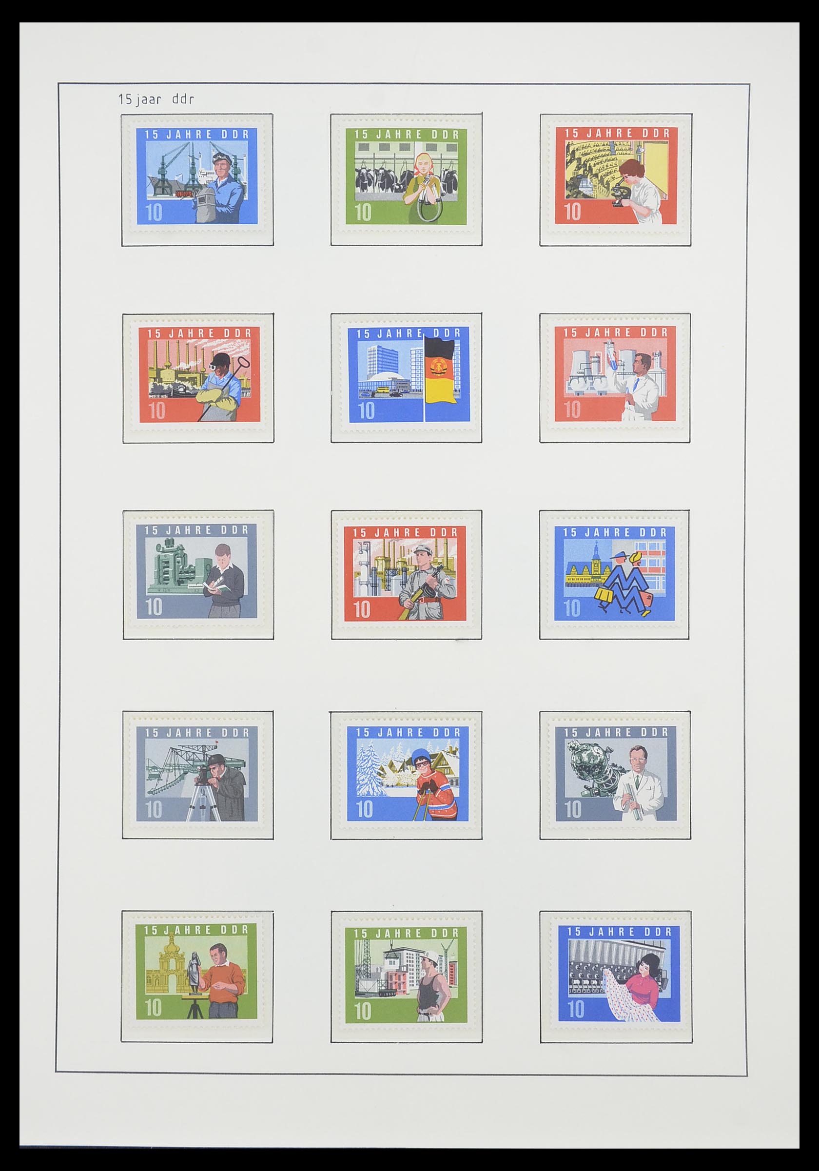 33824 097 - Postzegelverzameling 33824 DDR 1949-1990.