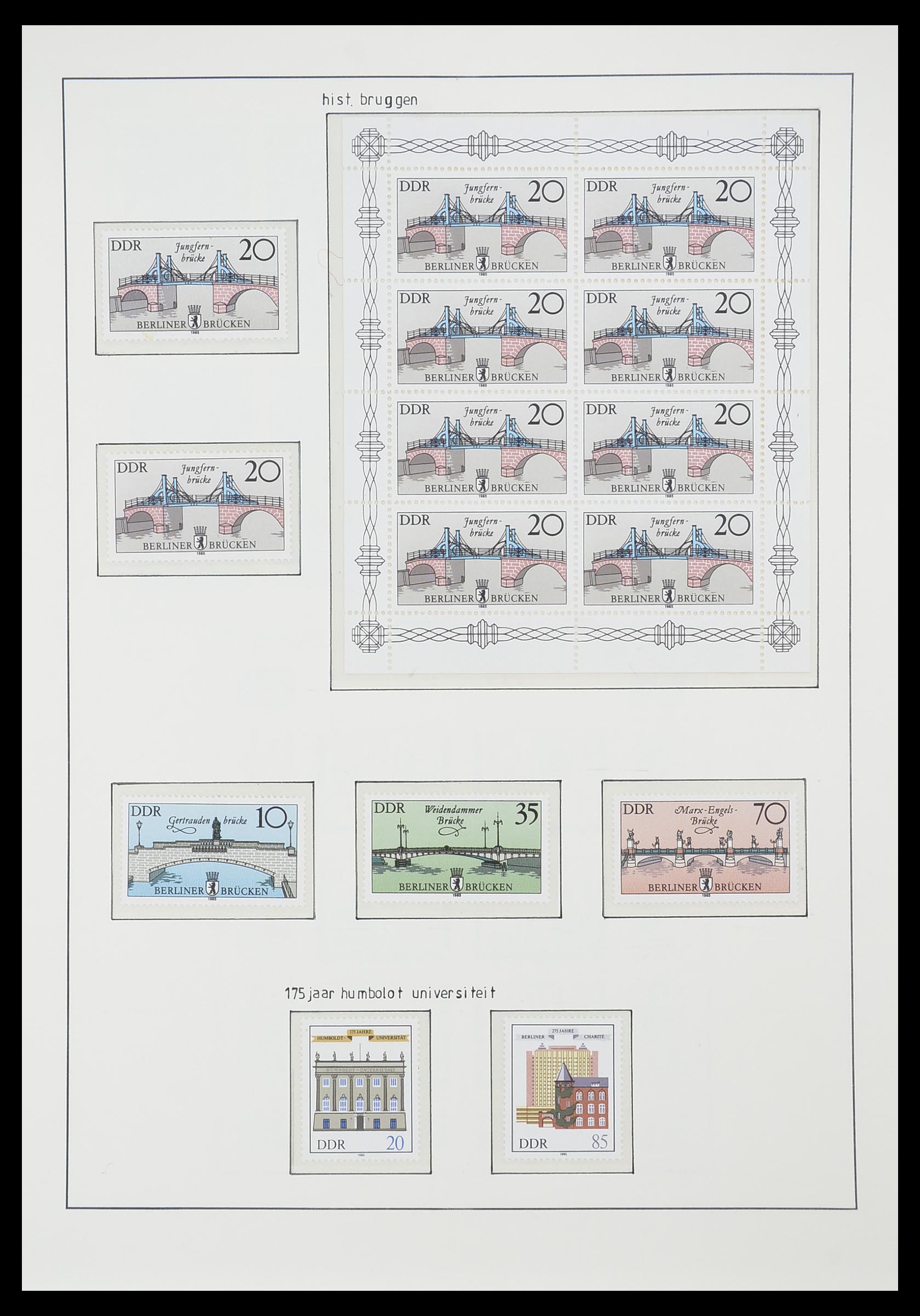 33824 281 - Postzegelverzameling 33824 DDR 1949-1990.