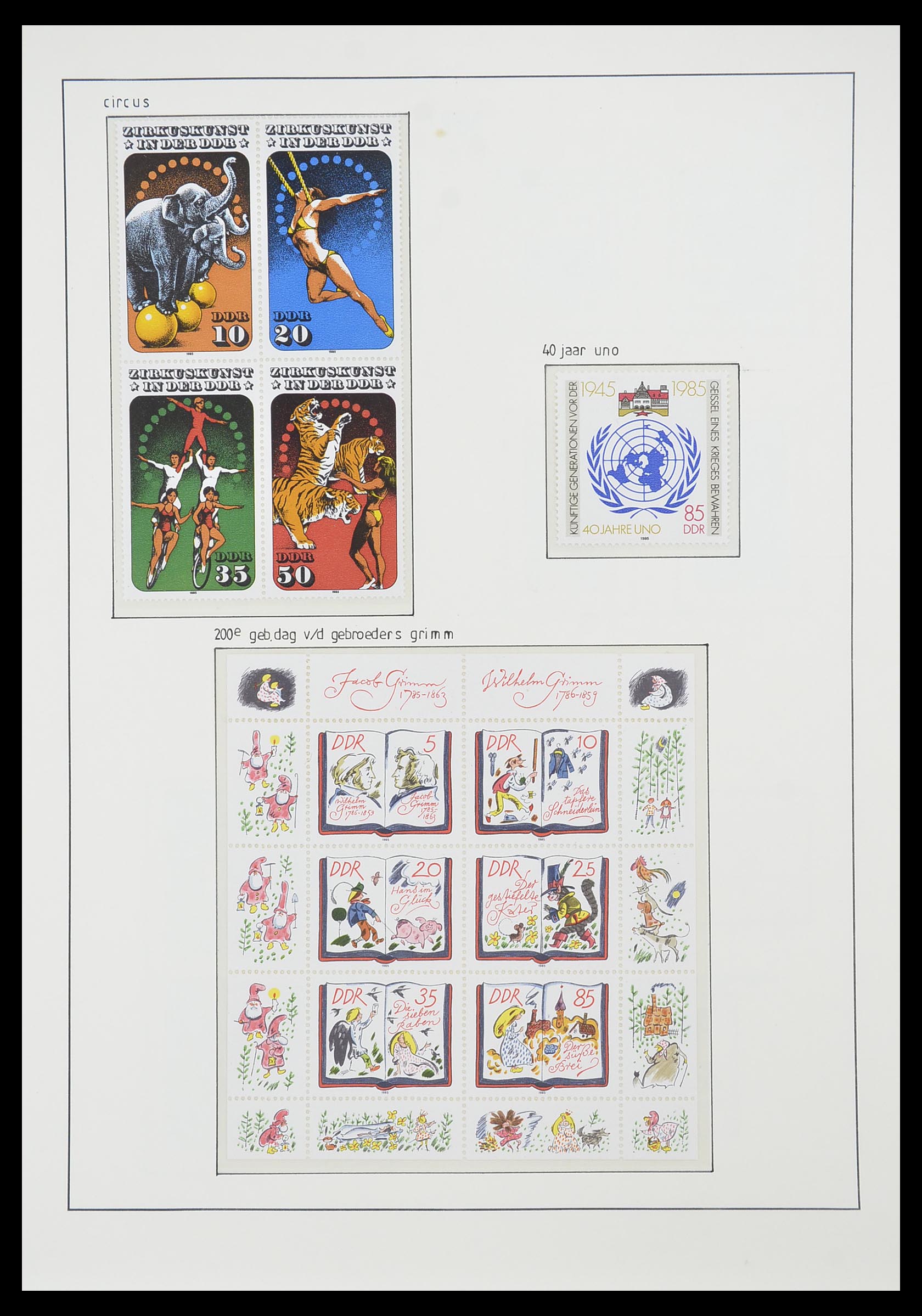 33824 282 - Postzegelverzameling 33824 DDR 1949-1990.
