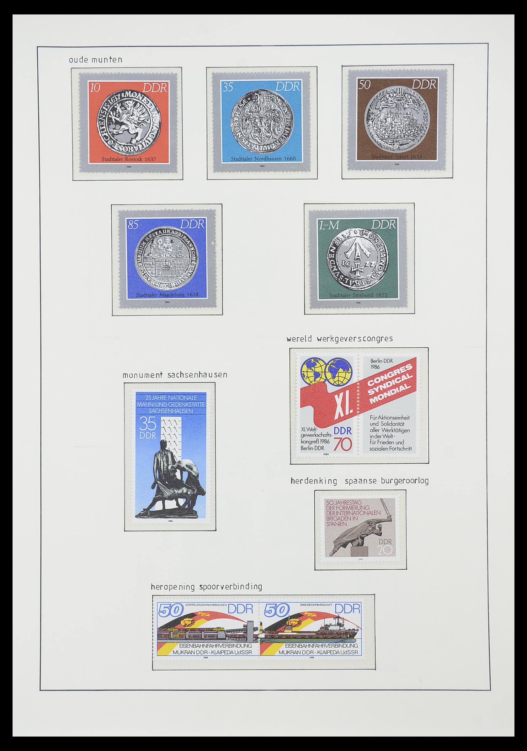 33824 288 - Stamp collection 33824 DDR 1949-1990.