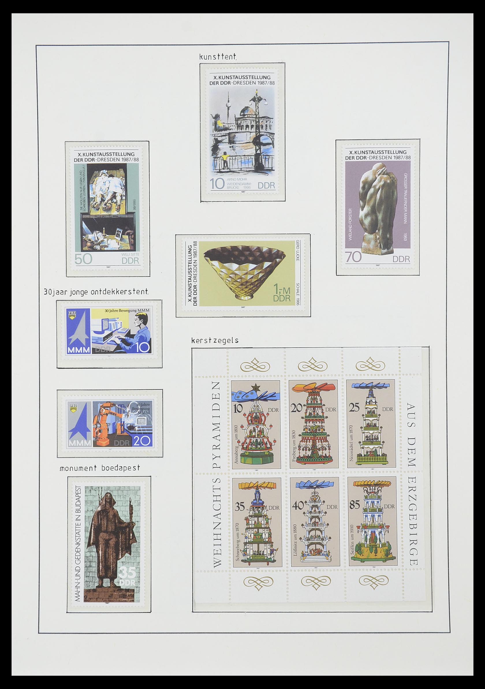 33824 296 - Postzegelverzameling 33824 DDR 1949-1990.