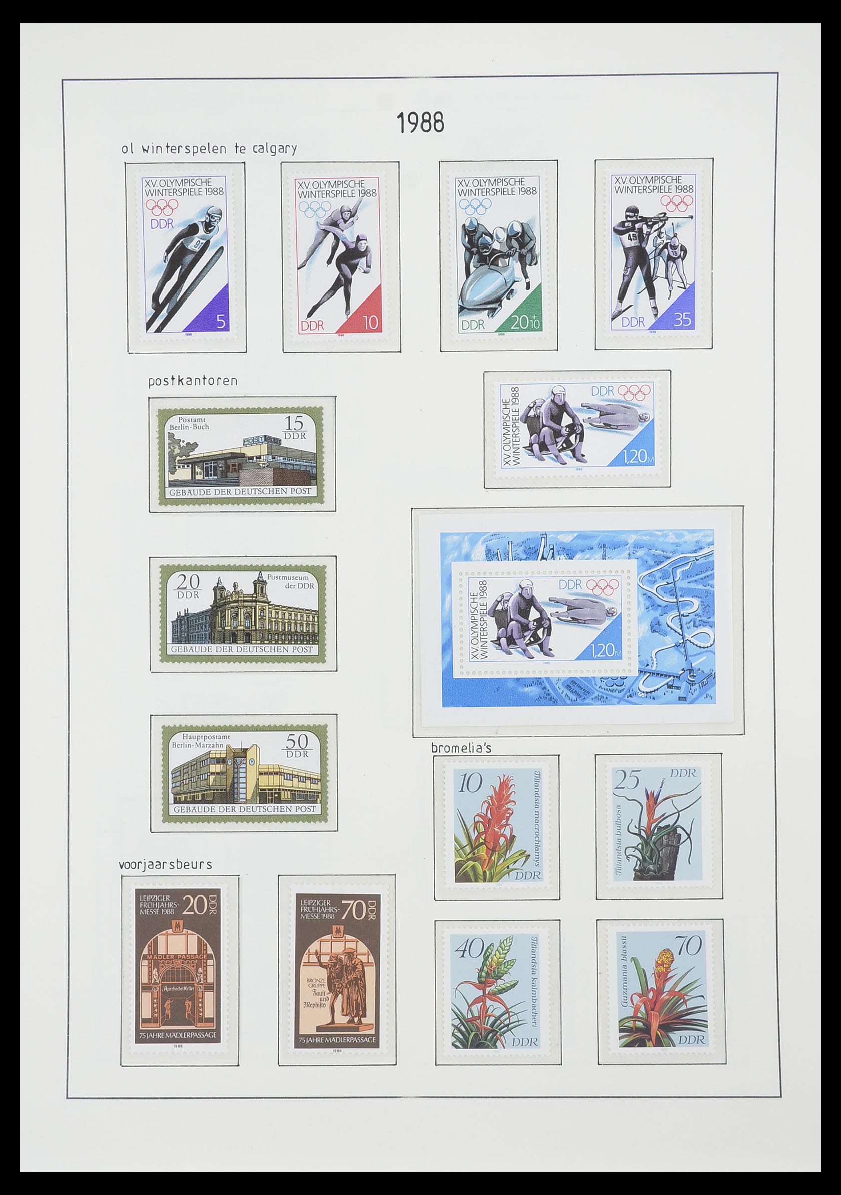 33824 297 - Postzegelverzameling 33824 DDR 1949-1990.