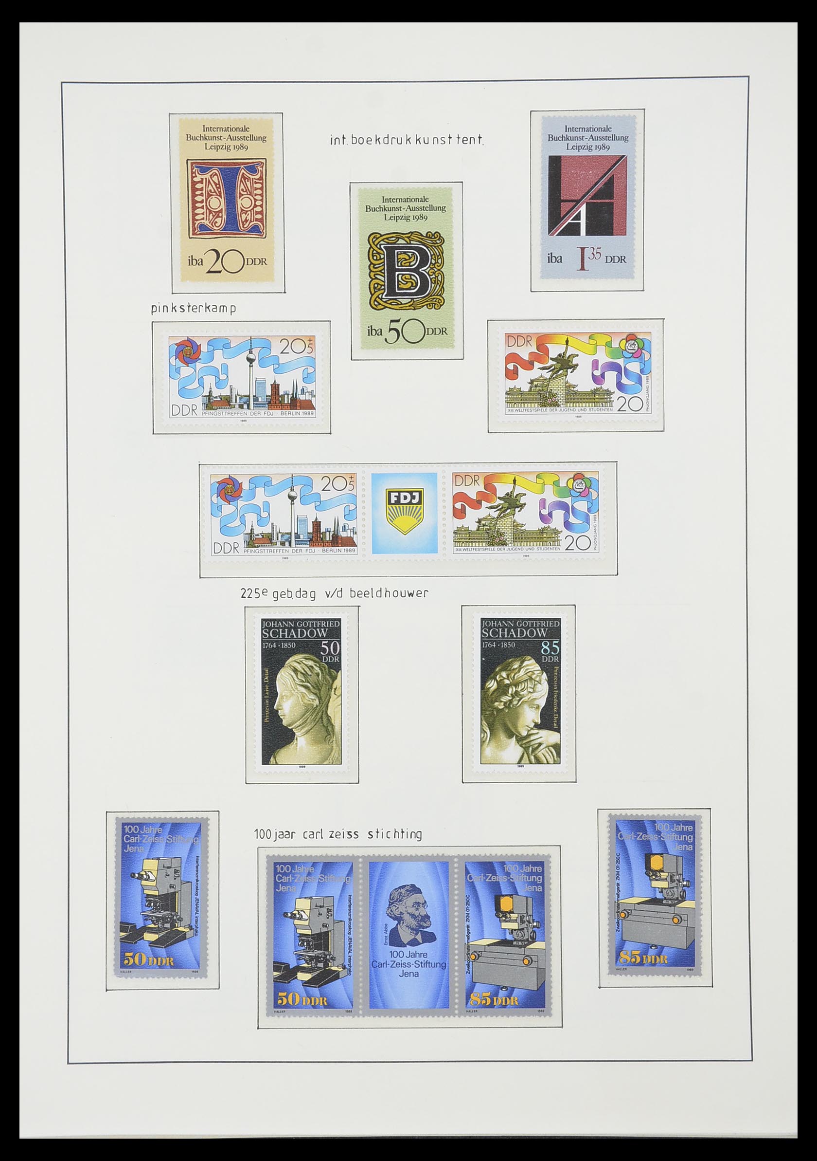 33824 309 - Stamp collection 33824 DDR 1949-1990.