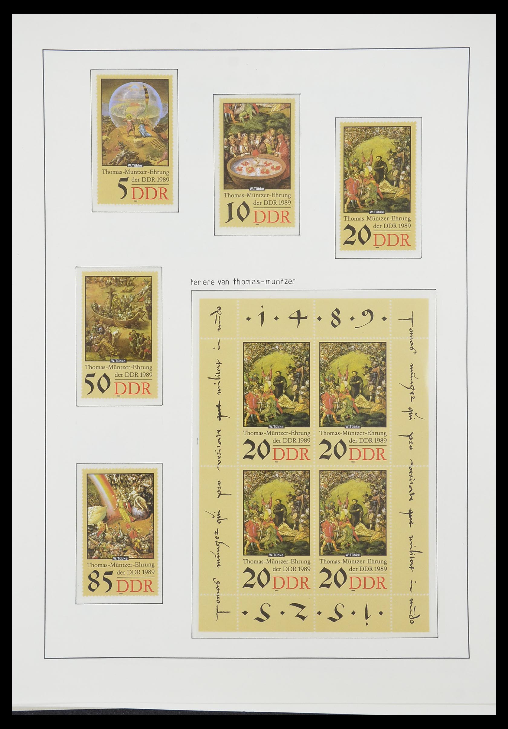 33824 312 - Stamp collection 33824 DDR 1949-1990.