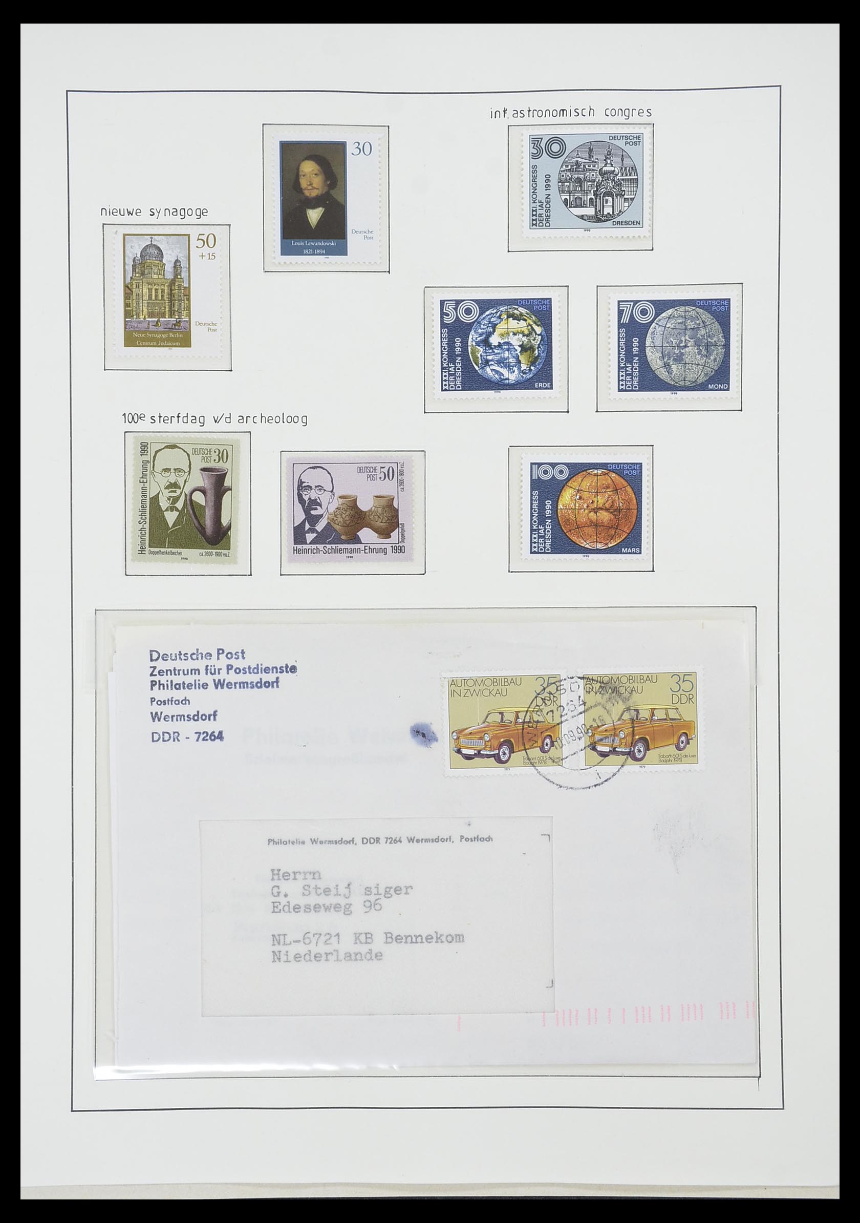 33824 321 - Postzegelverzameling 33824 DDR 1949-1990.