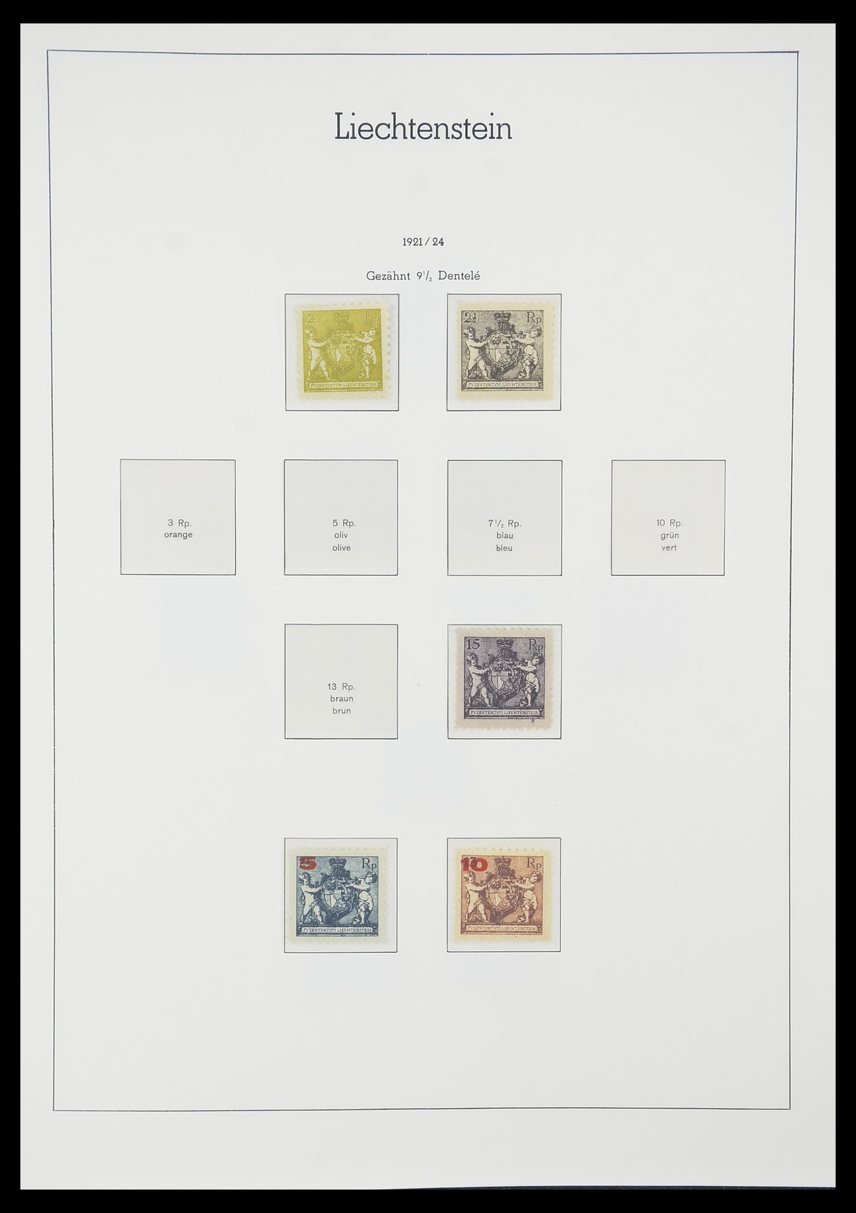 33825 005 - Postzegelverzameling 33825 Liechtenstein 1912-1997.