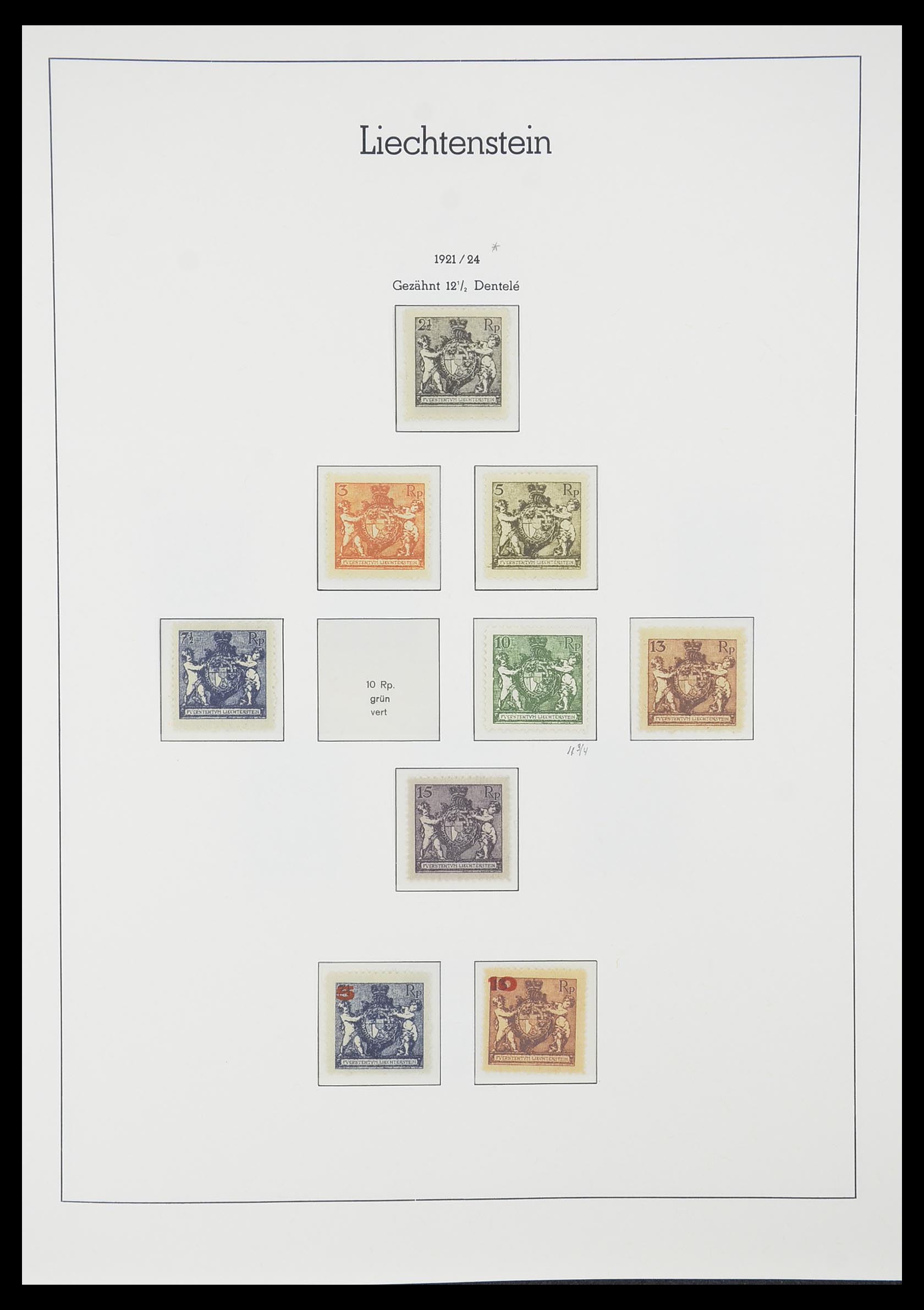 33825 006 - Stamp collection 33825 Liechtenstein 1912-1997.