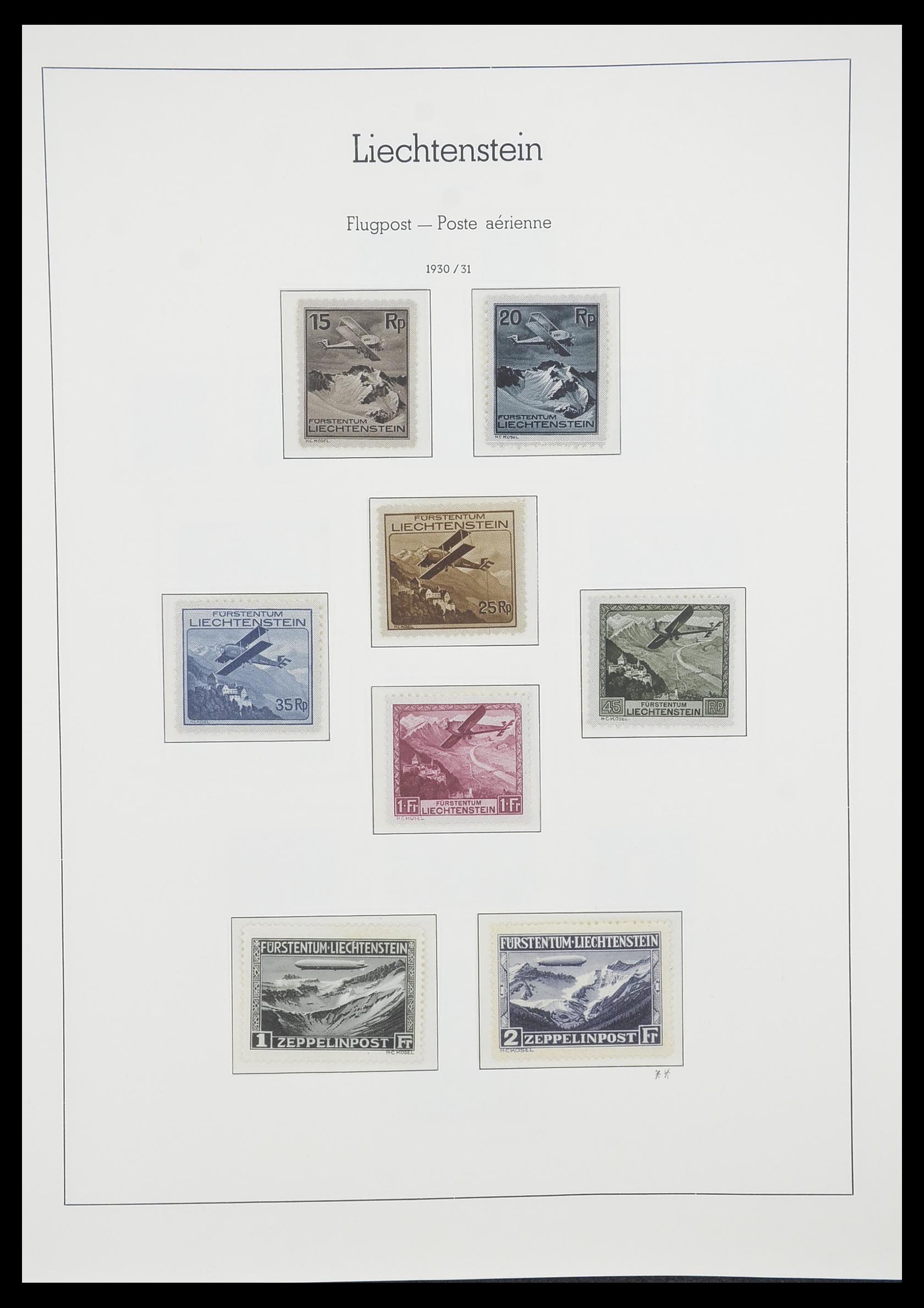 33825 012 - Stamp collection 33825 Liechtenstein 1912-1997.