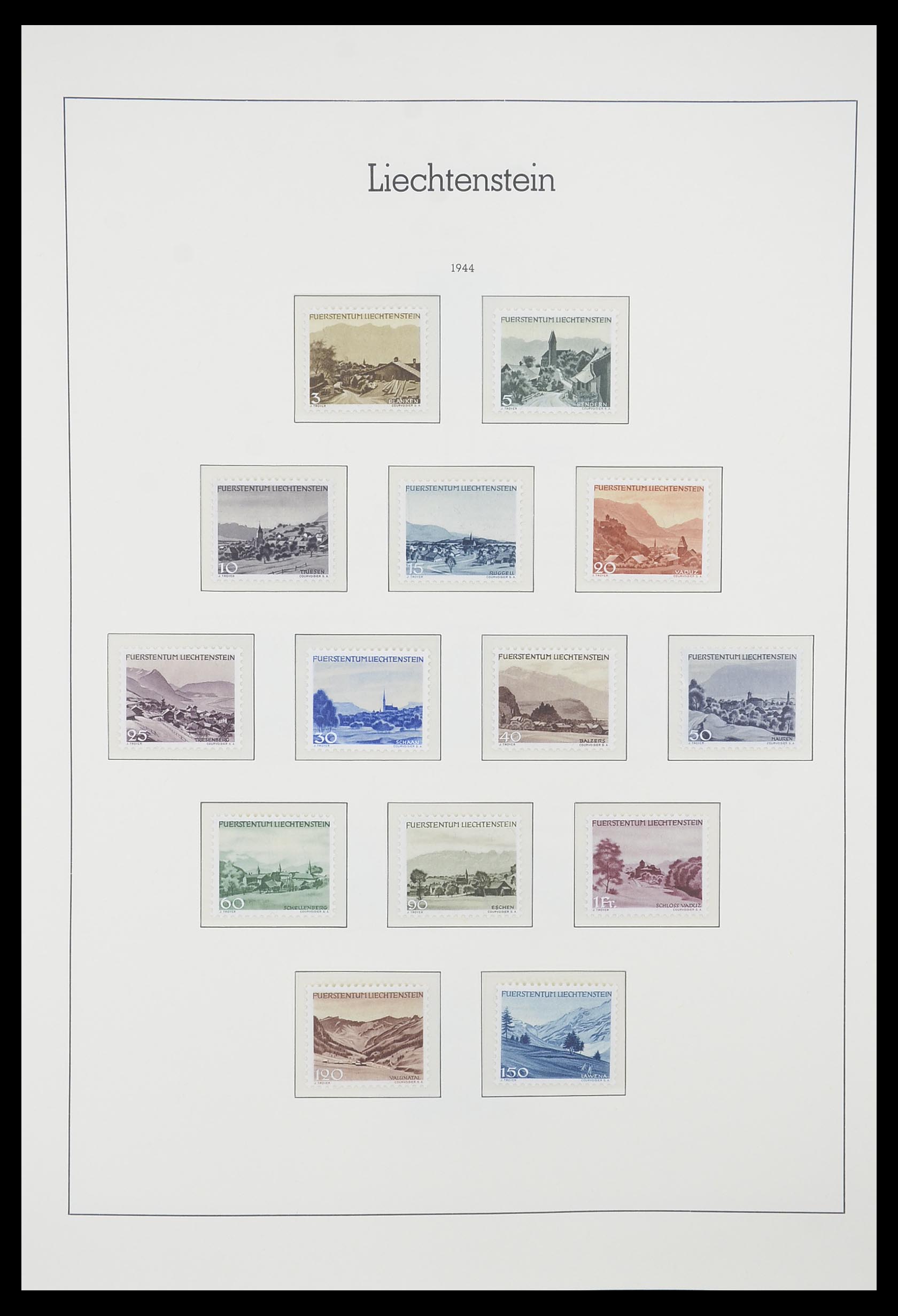 33825 022 - Postzegelverzameling 33825 Liechtenstein 1912-1997.