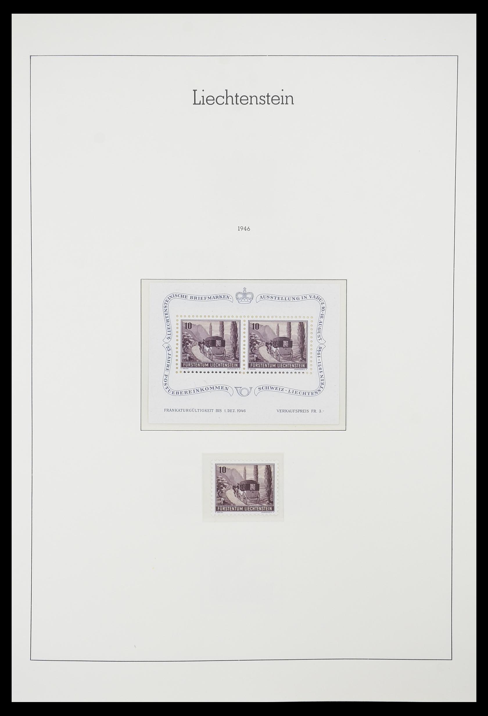 33825 024 - Stamp collection 33825 Liechtenstein 1912-1997.