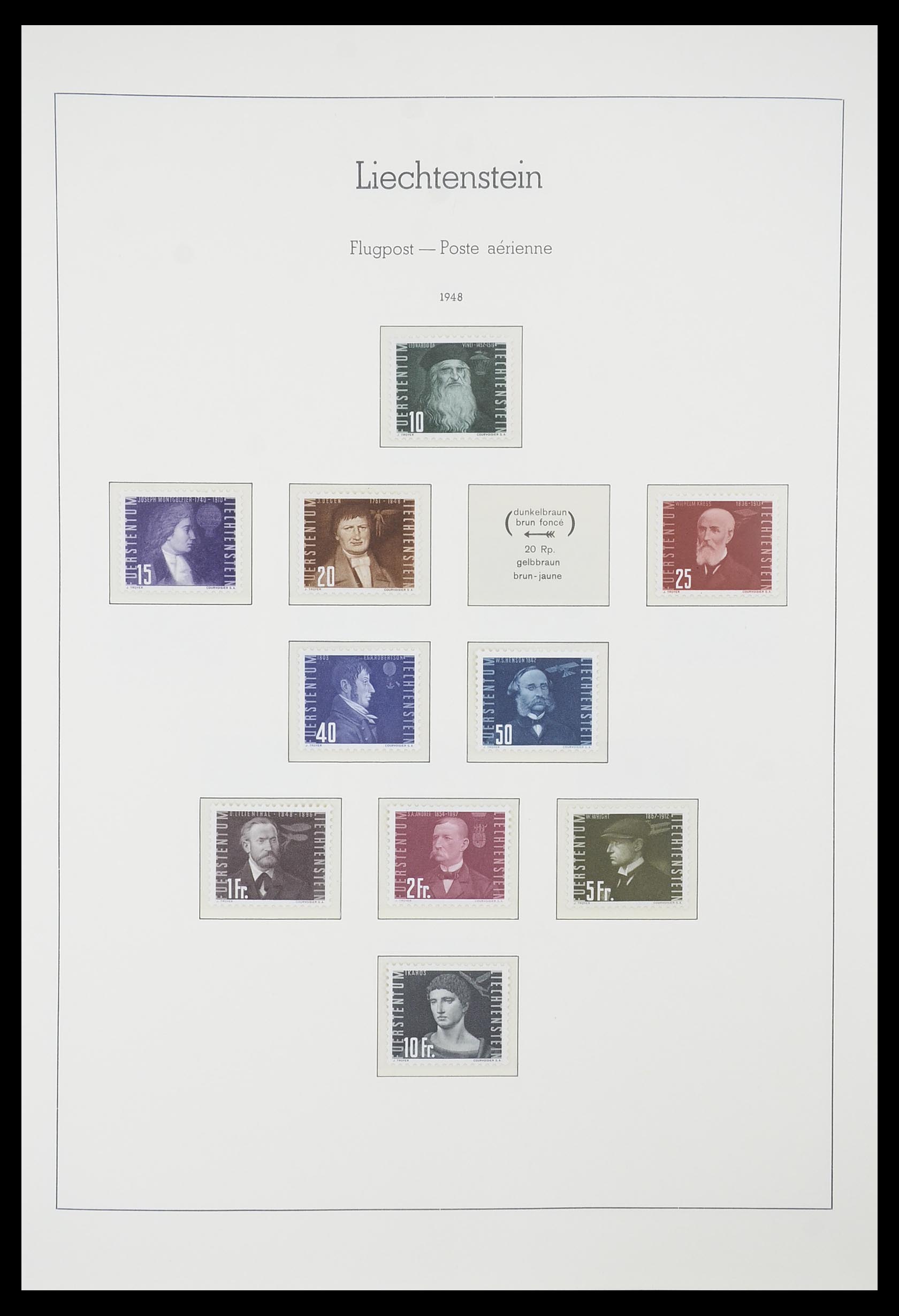 33825 026 - Stamp collection 33825 Liechtenstein 1912-1997.