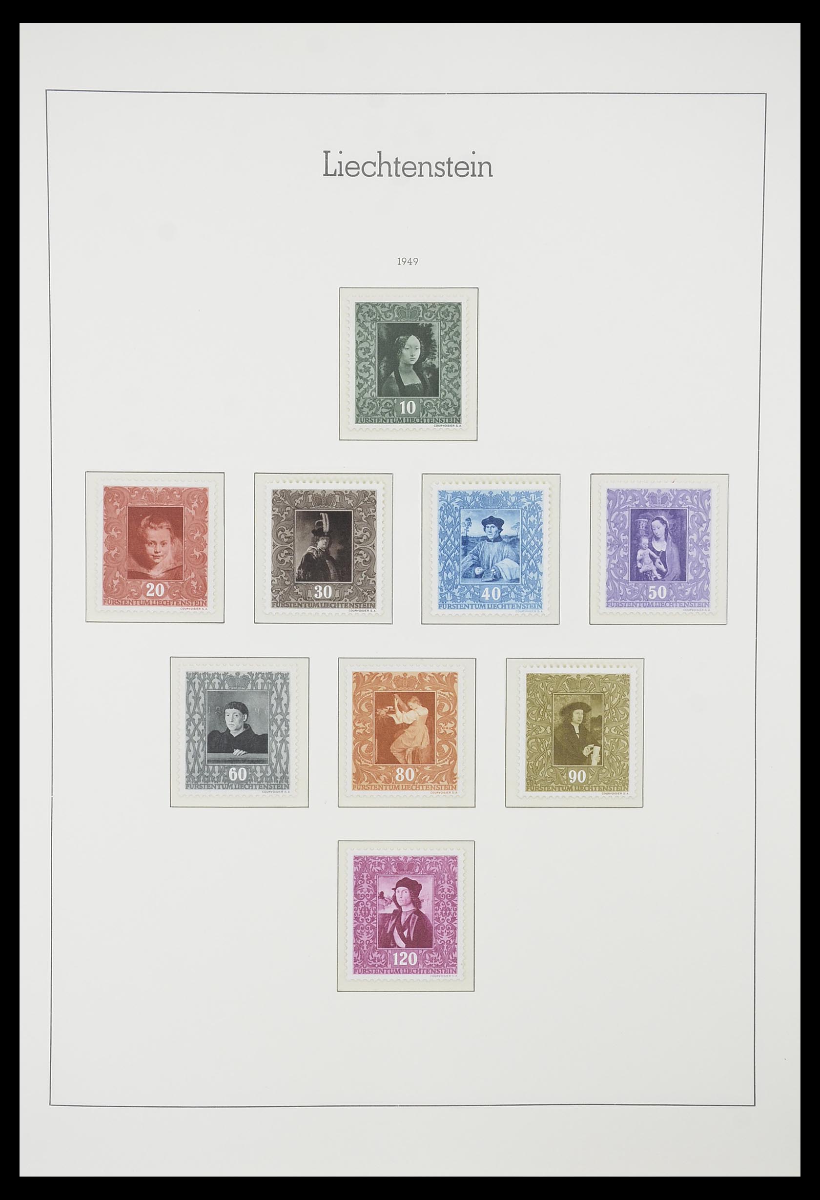 33825 027 - Stamp collection 33825 Liechtenstein 1912-1997.