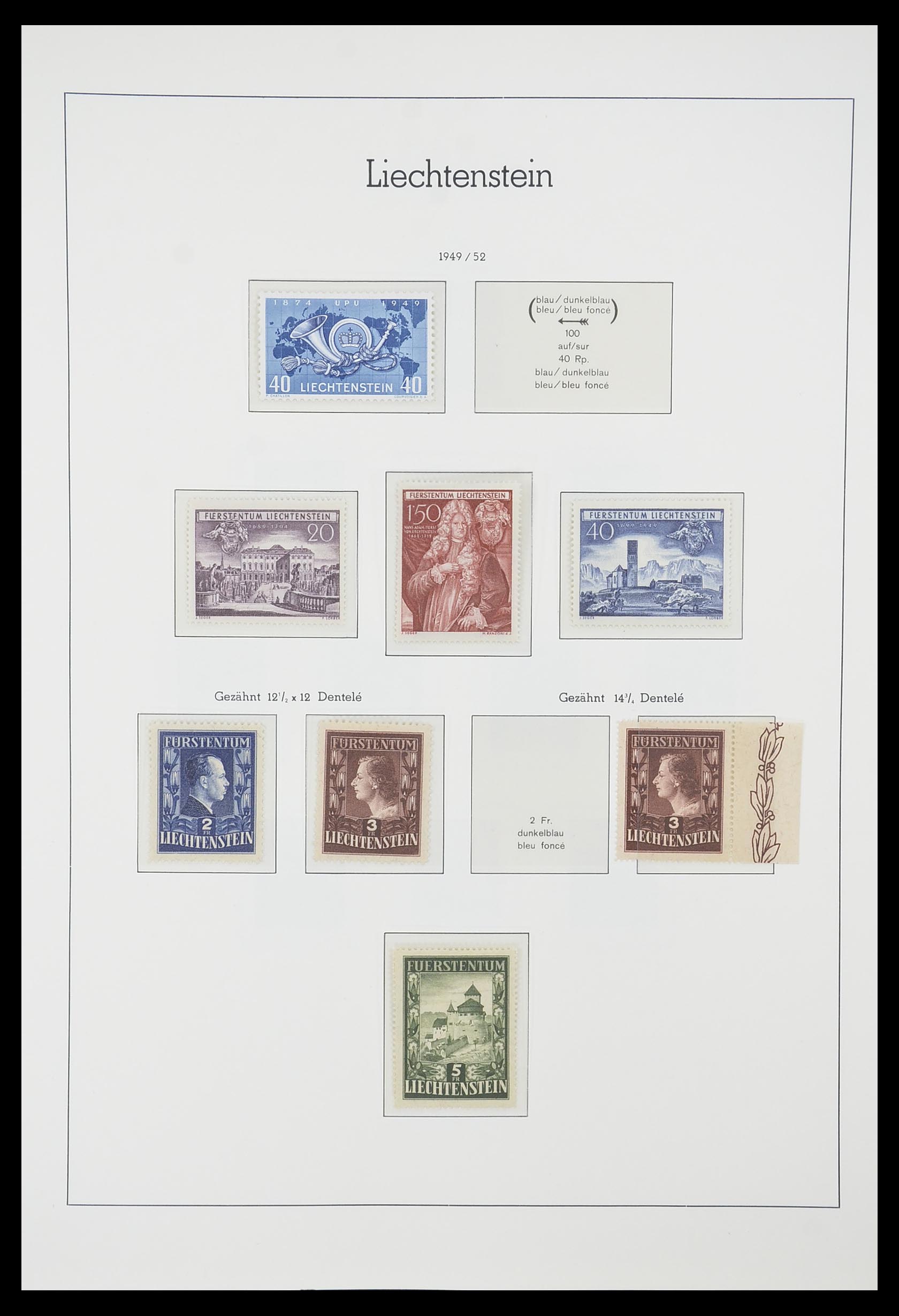33825 028 - Postzegelverzameling 33825 Liechtenstein 1912-1997.