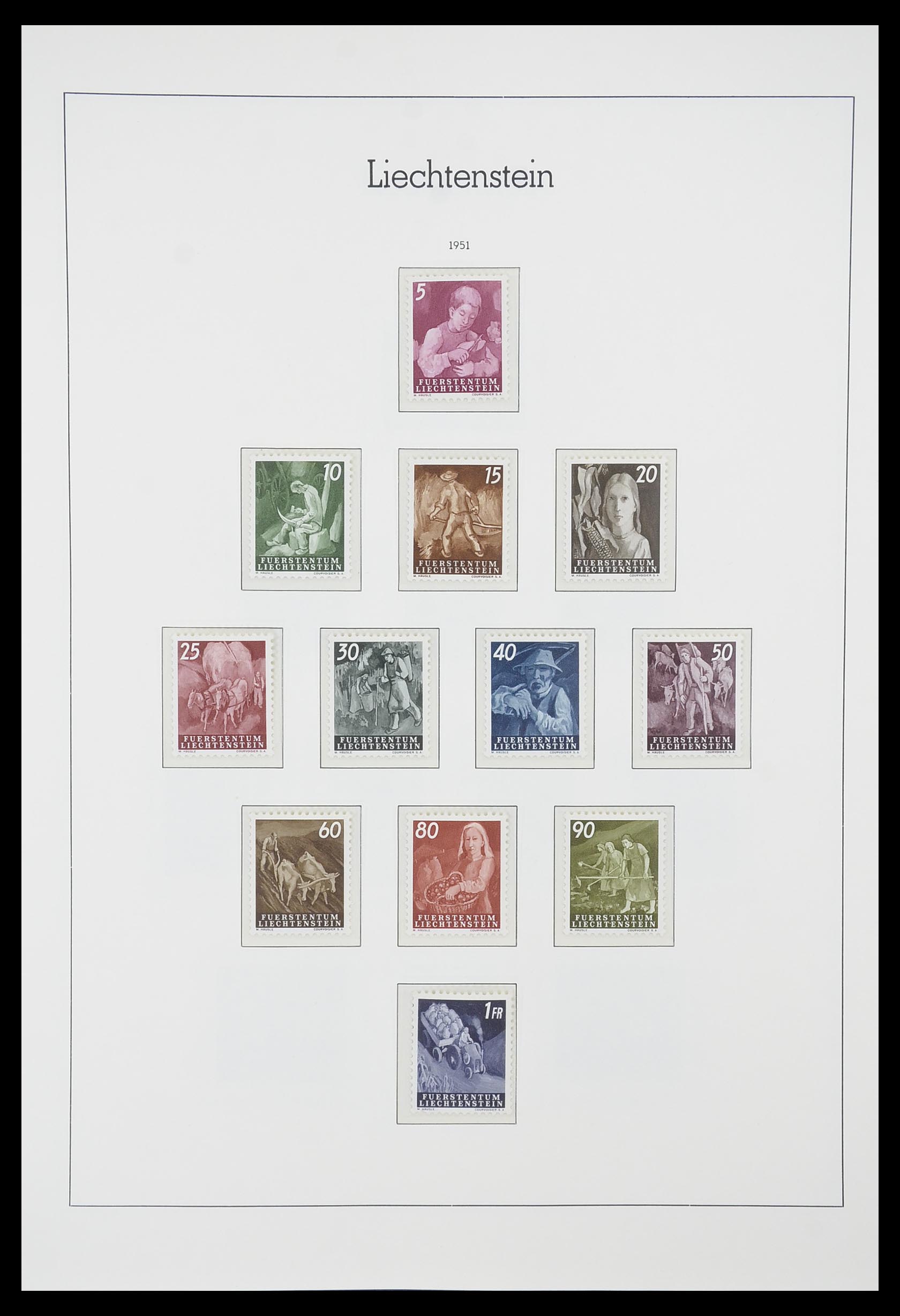 33825 029 - Stamp collection 33825 Liechtenstein 1912-1997.