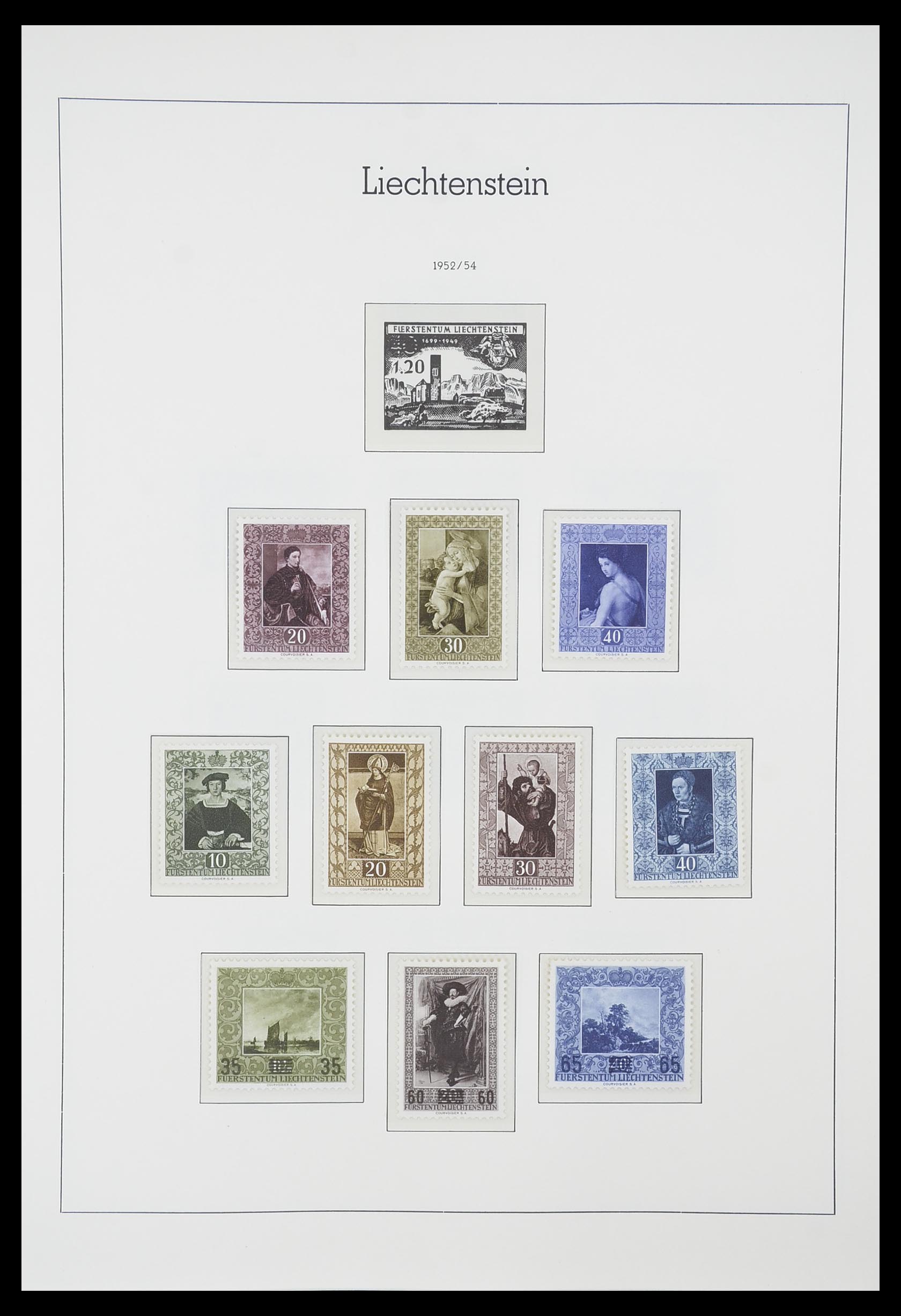33825 030 - Stamp collection 33825 Liechtenstein 1912-1997.