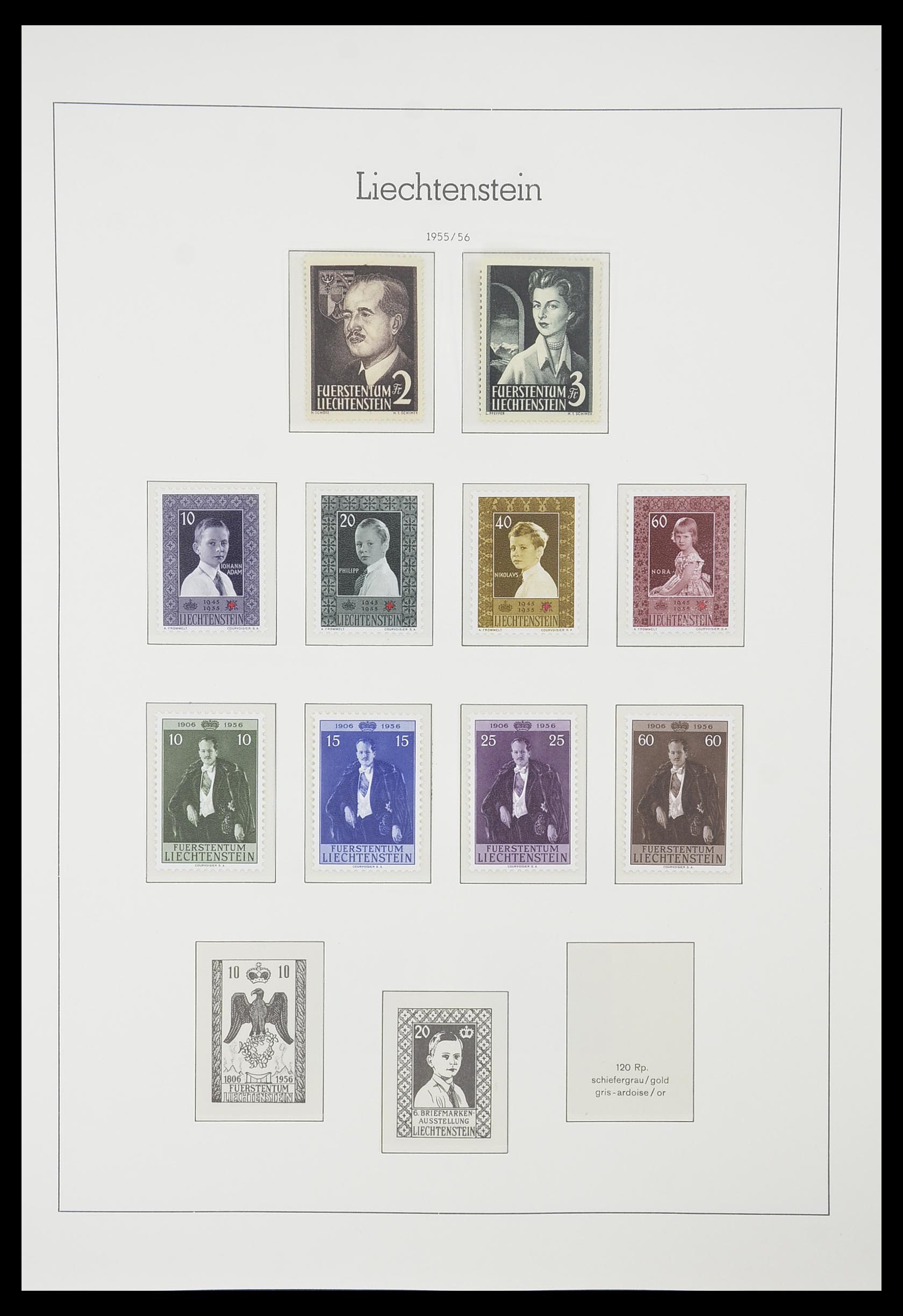 33825 033 - Postzegelverzameling 33825 Liechtenstein 1912-1997.