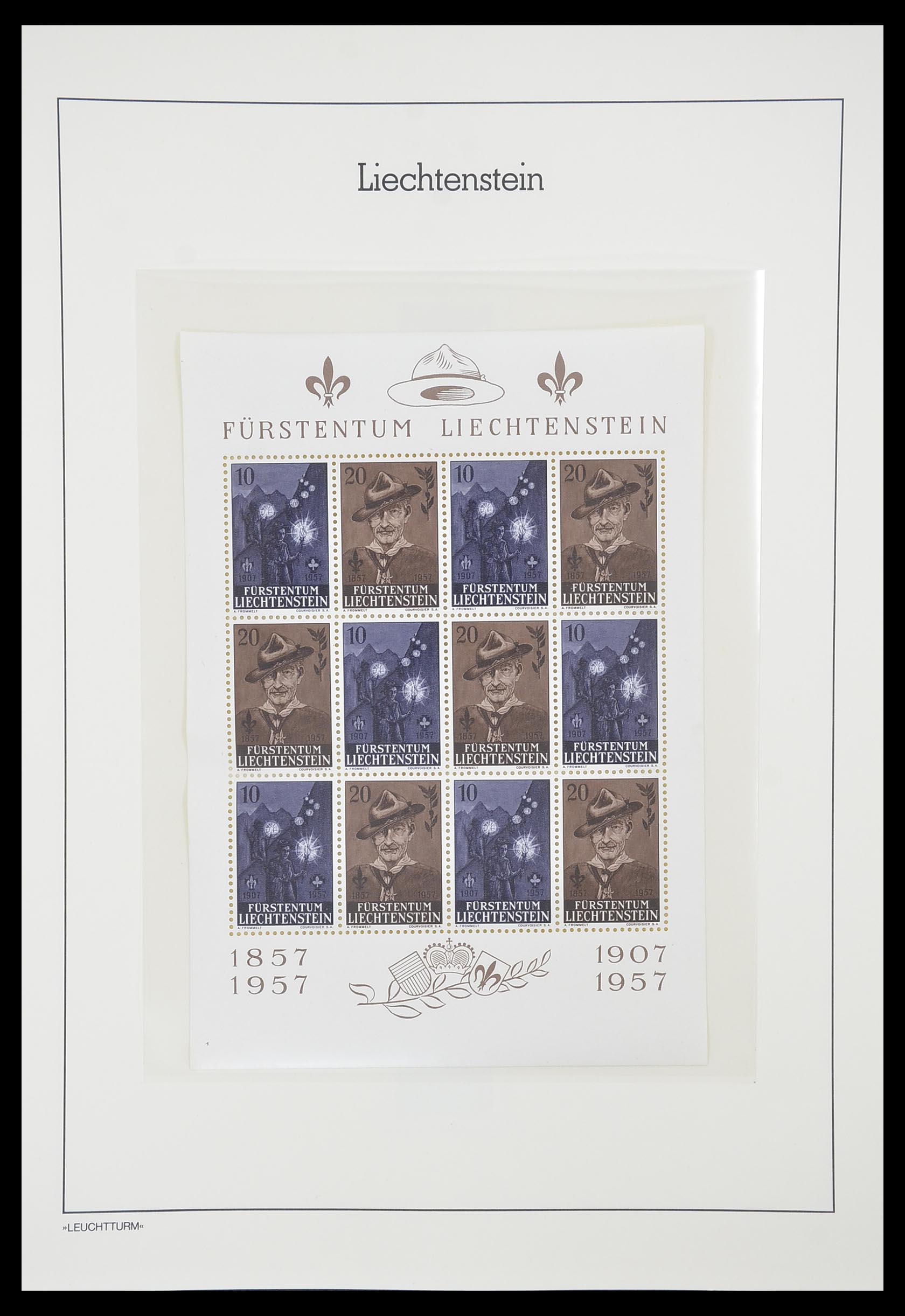 33825 036 - Postzegelverzameling 33825 Liechtenstein 1912-1997.