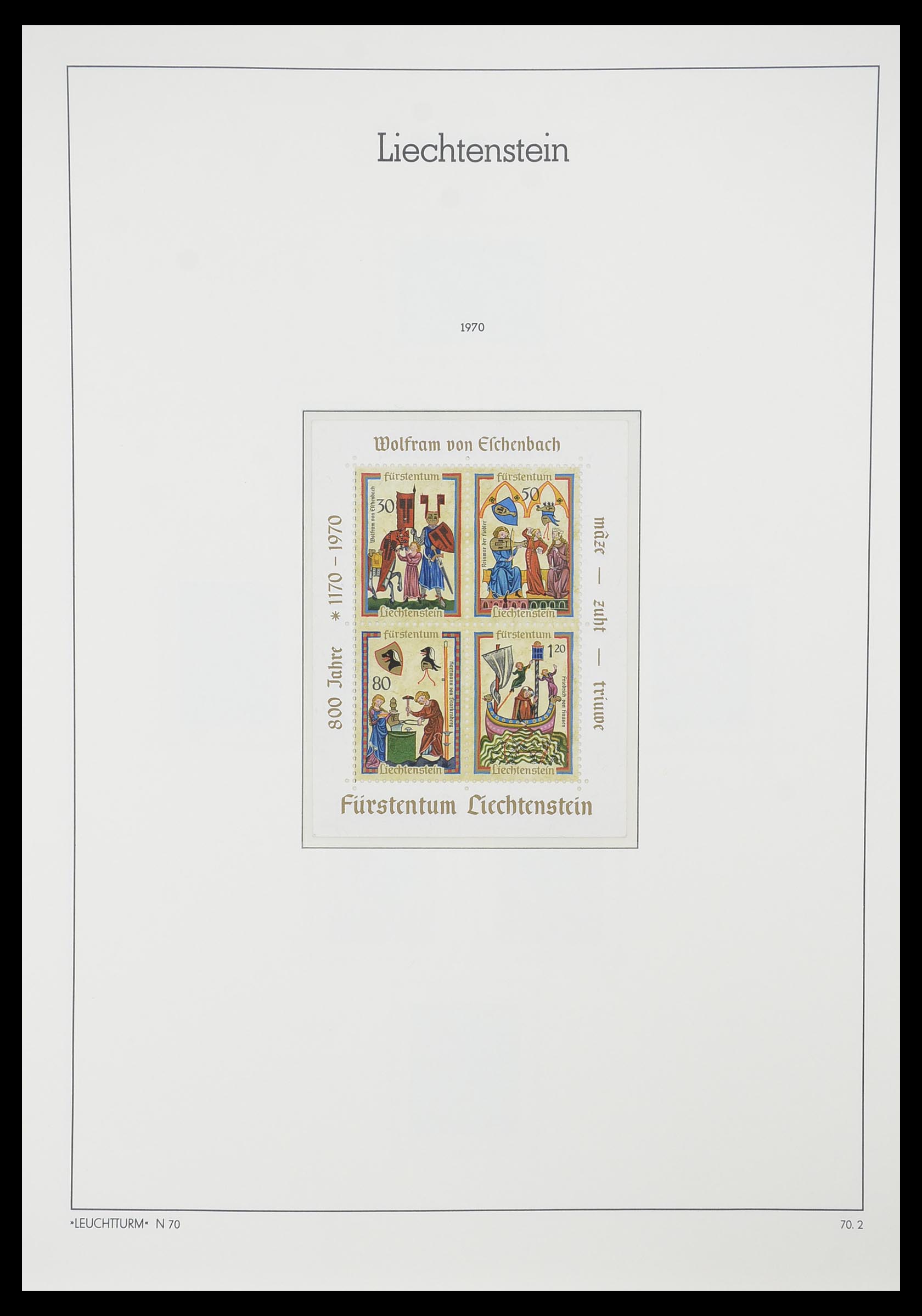 33825 056 - Postzegelverzameling 33825 Liechtenstein 1912-1997.