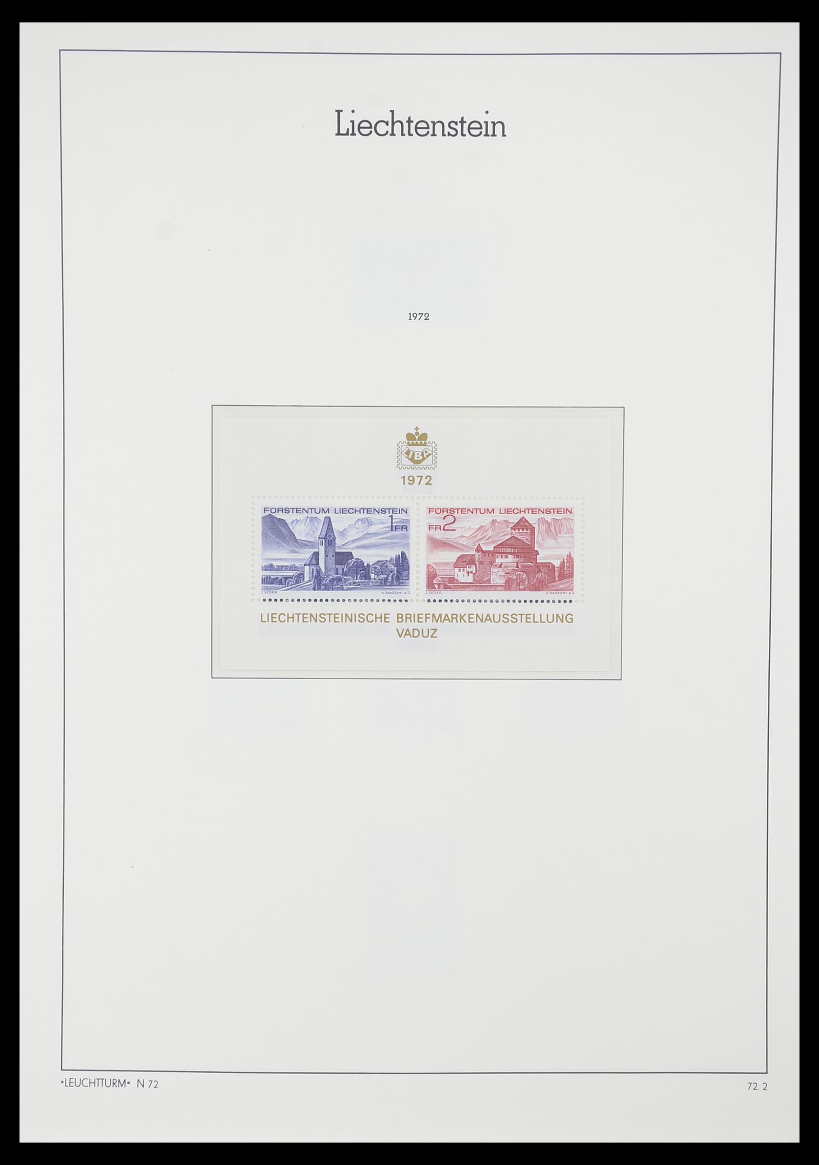 33825 060 - Stamp collection 33825 Liechtenstein 1912-1997.