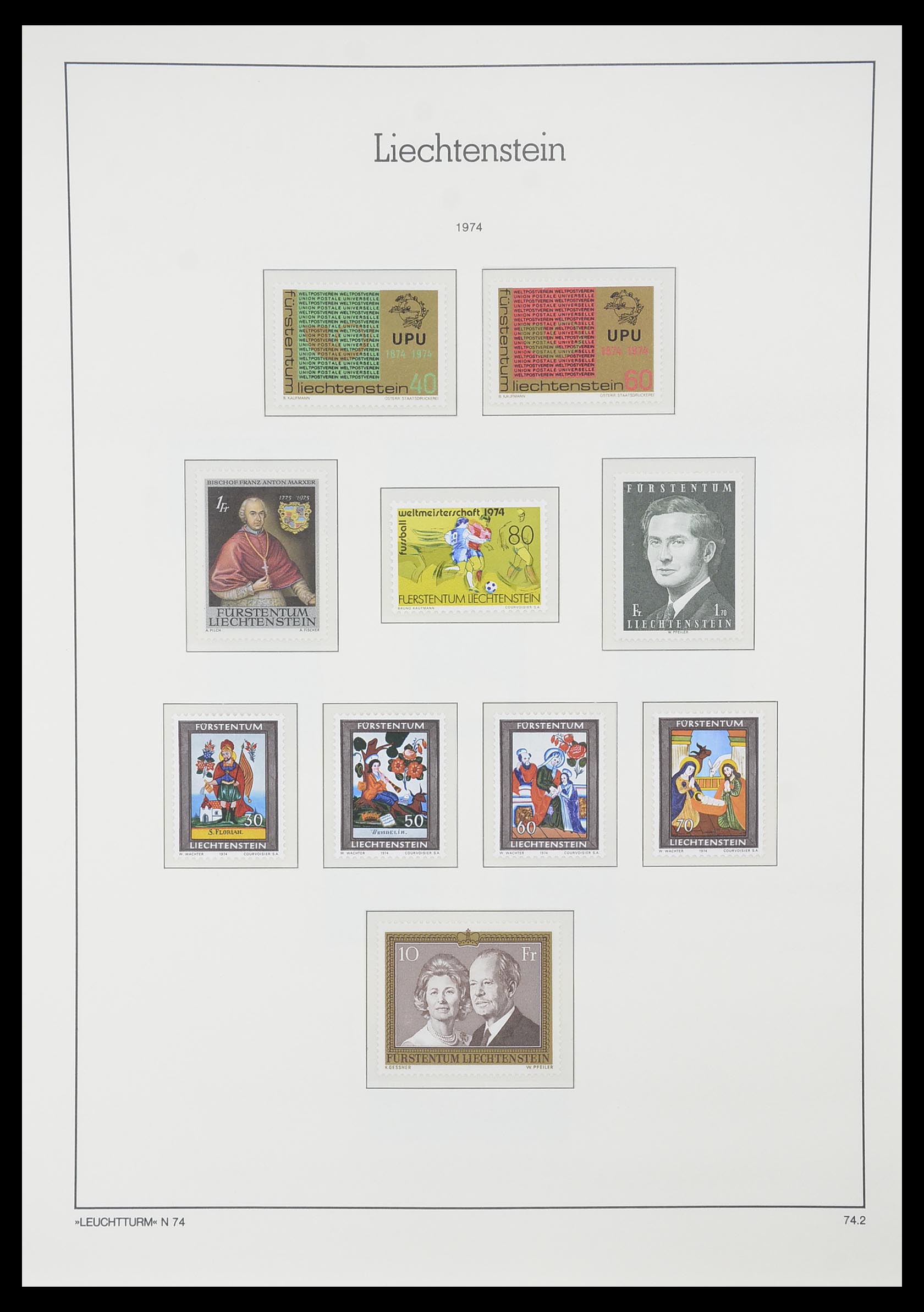 33825 065 - Stamp collection 33825 Liechtenstein 1912-1997.