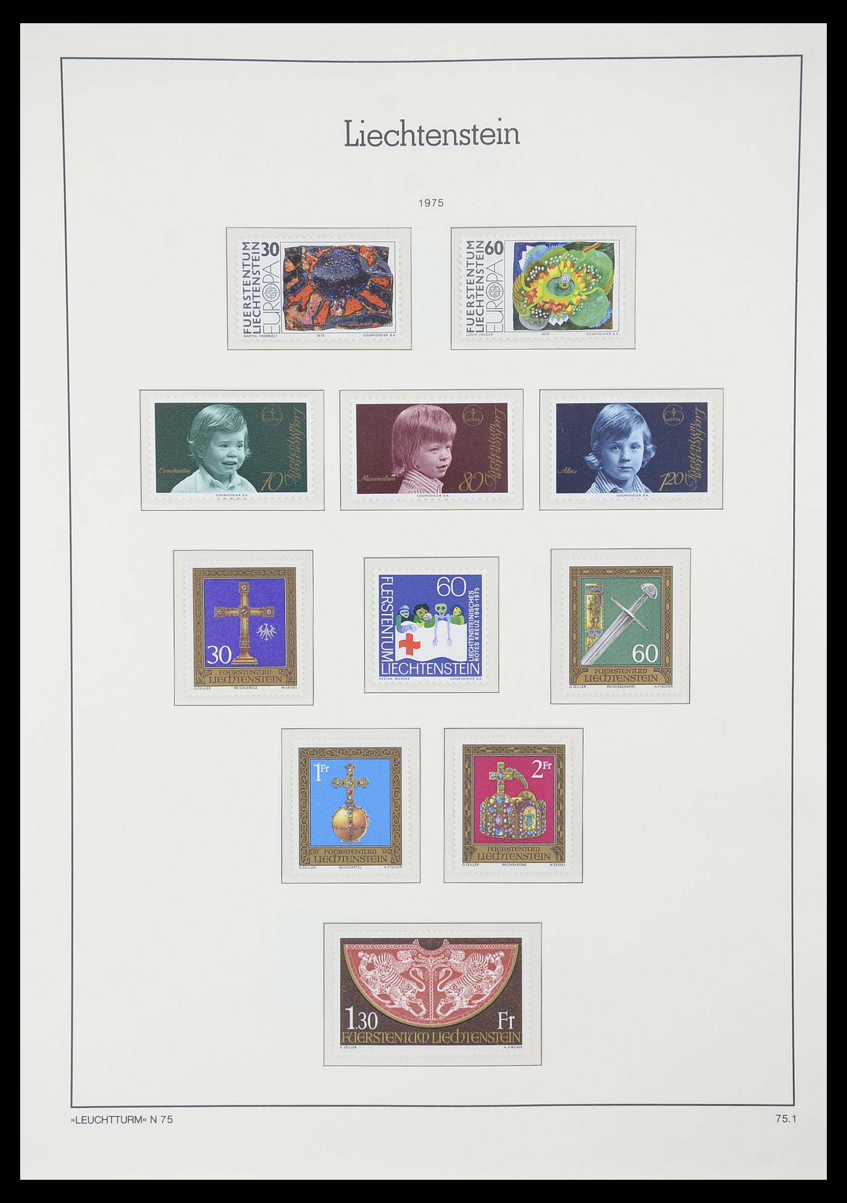33825 066 - Stamp collection 33825 Liechtenstein 1912-1997.