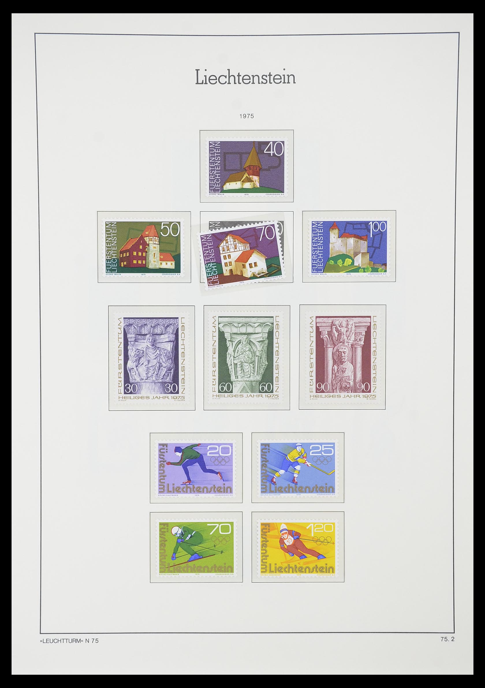 33825 067 - Stamp collection 33825 Liechtenstein 1912-1997.