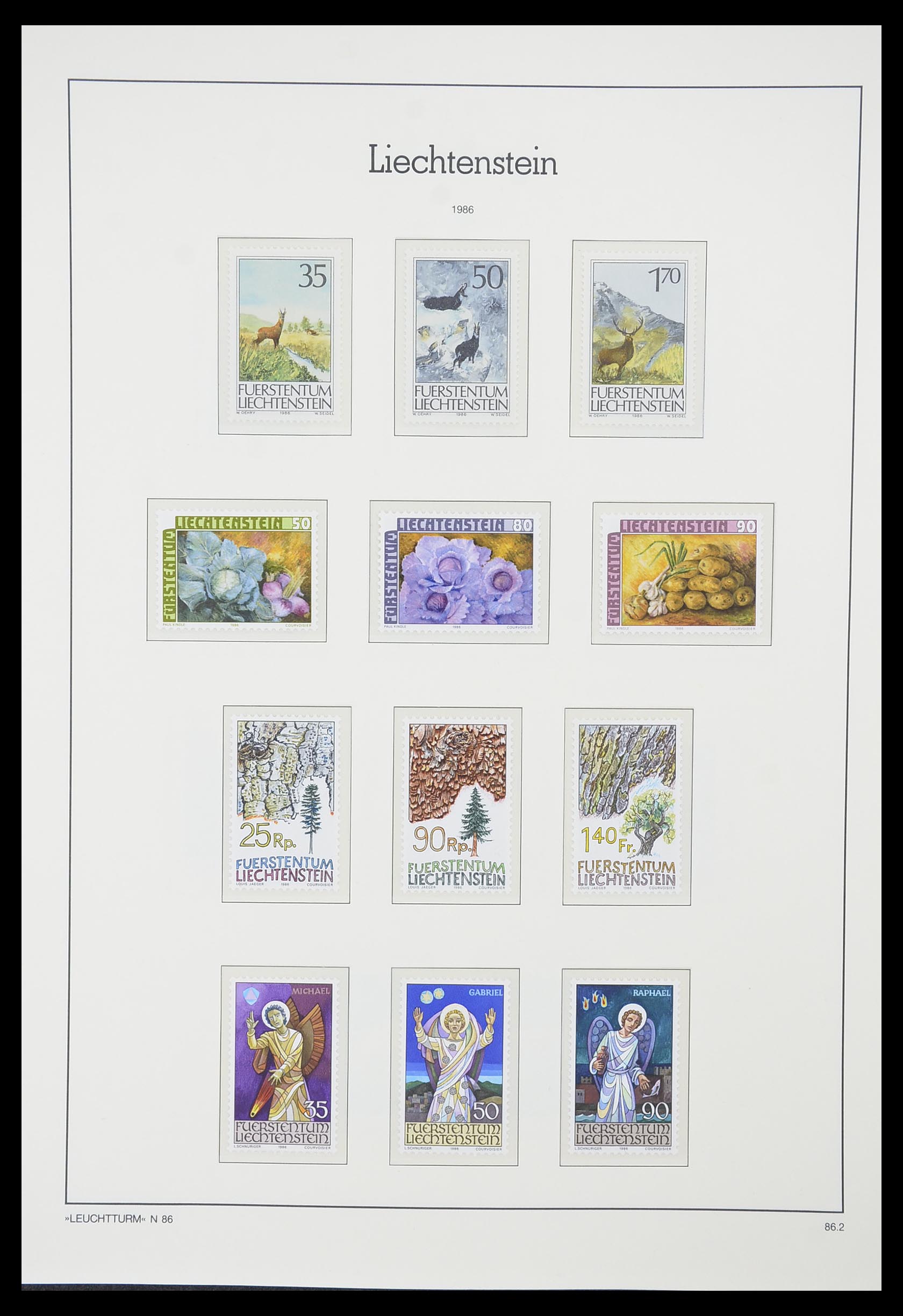 33825 093 - Stamp collection 33825 Liechtenstein 1912-1997.