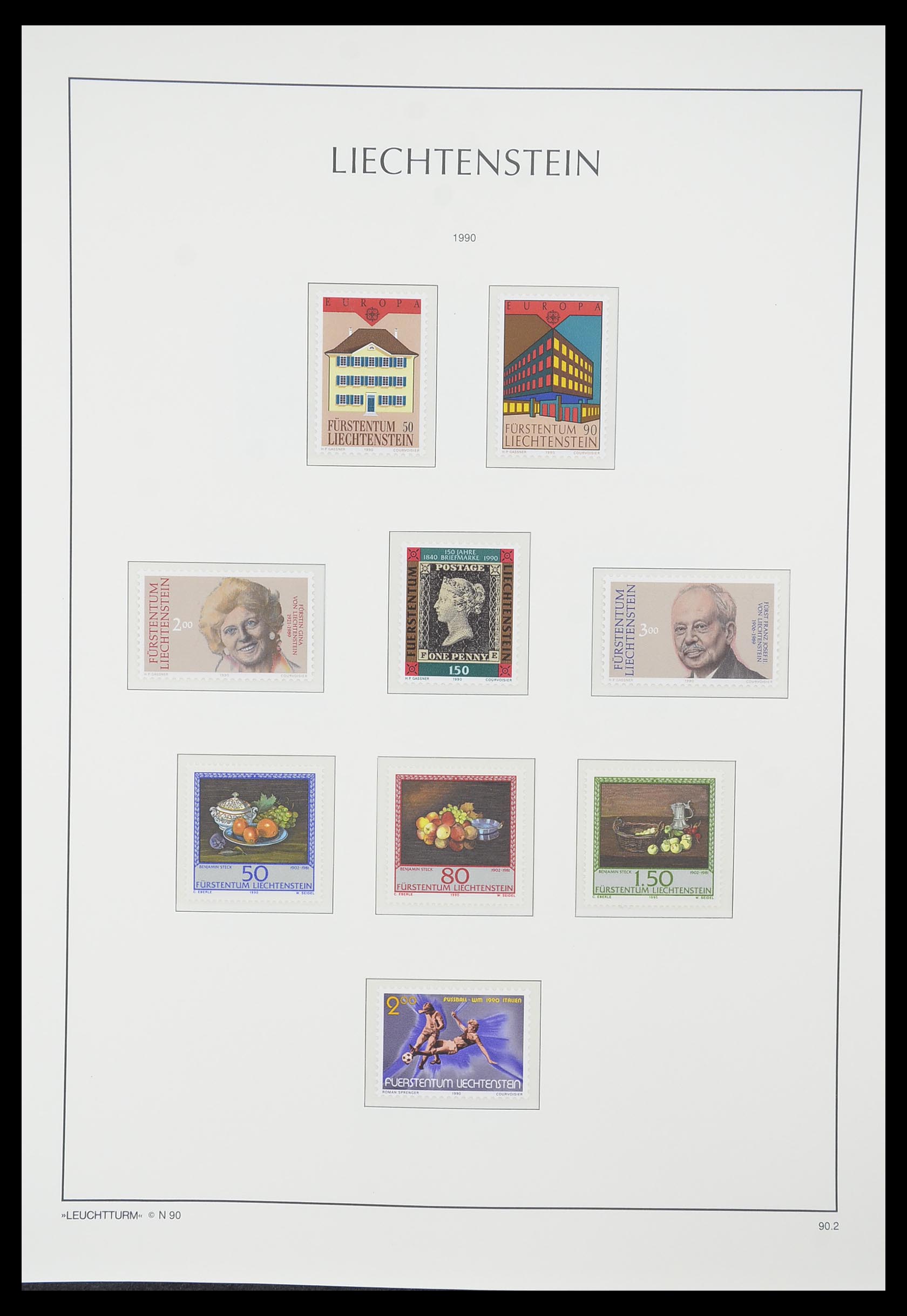 33825 102 - Stamp collection 33825 Liechtenstein 1912-1997.