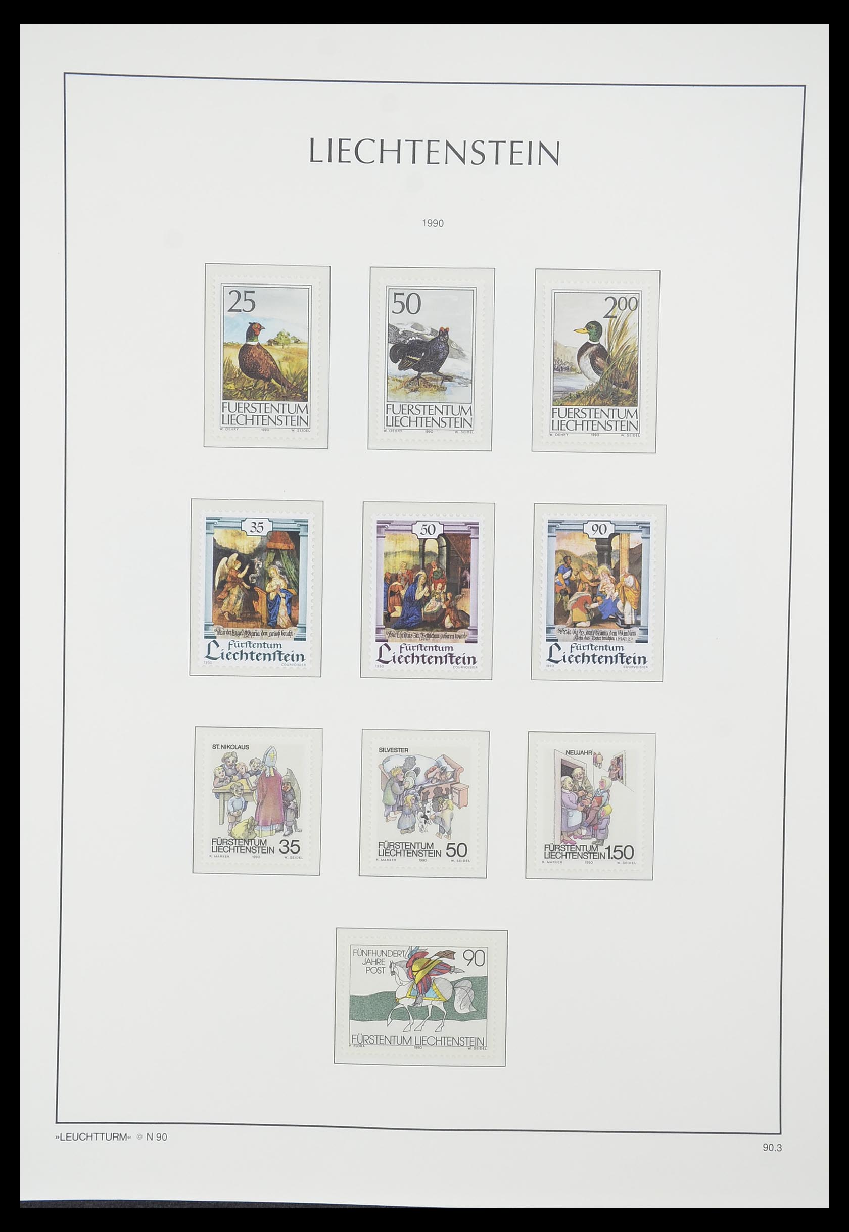 33825 103 - Stamp collection 33825 Liechtenstein 1912-1997.