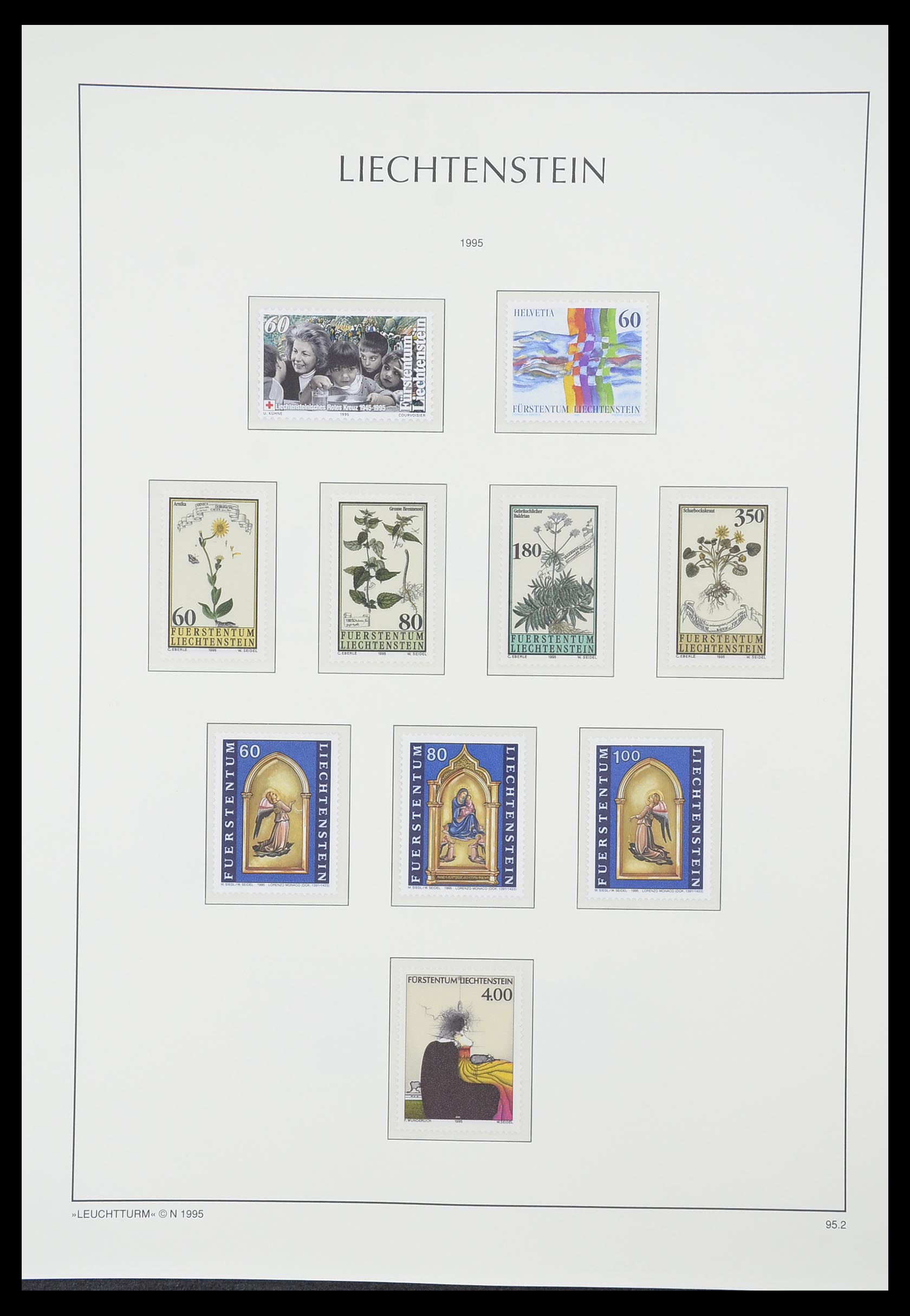 33825 115 - Stamp collection 33825 Liechtenstein 1912-1997.
