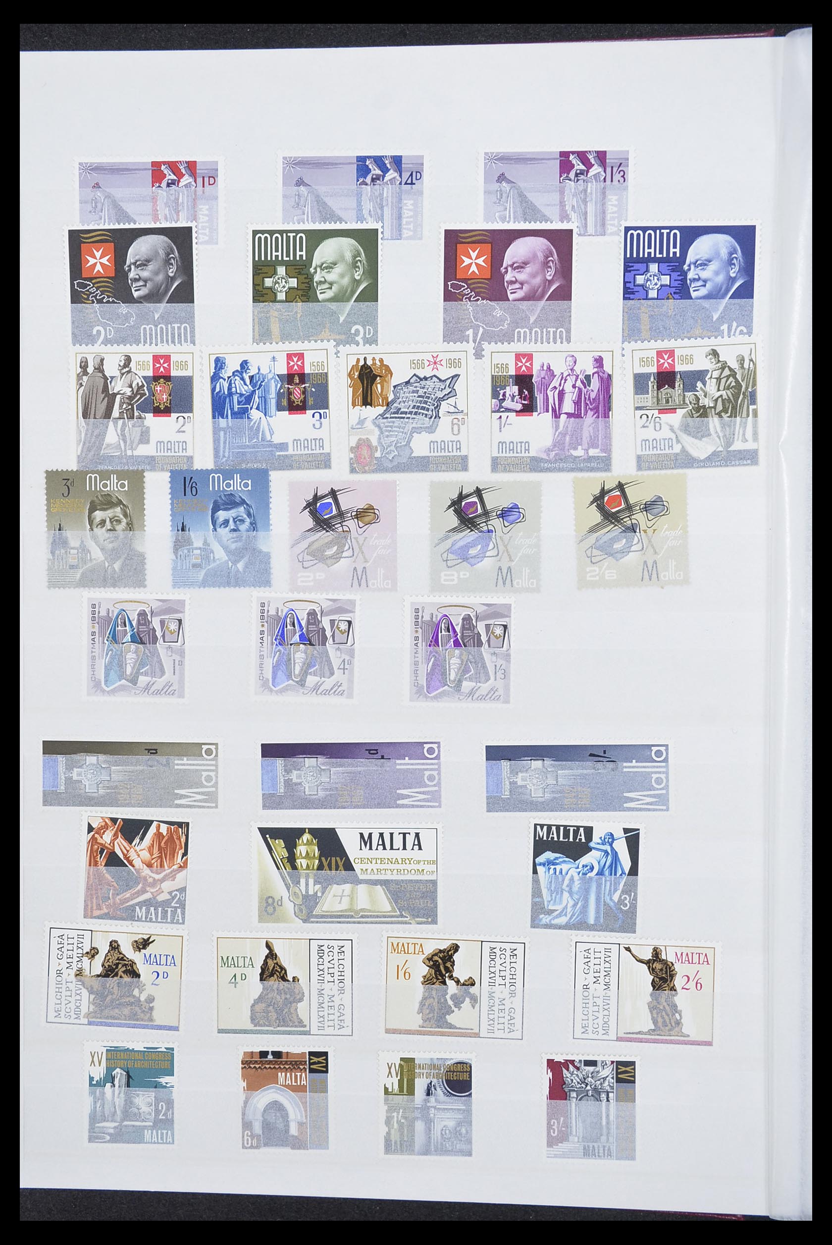 33827 002 - Postzegelverzameling 33827 Malta 1964-2015.