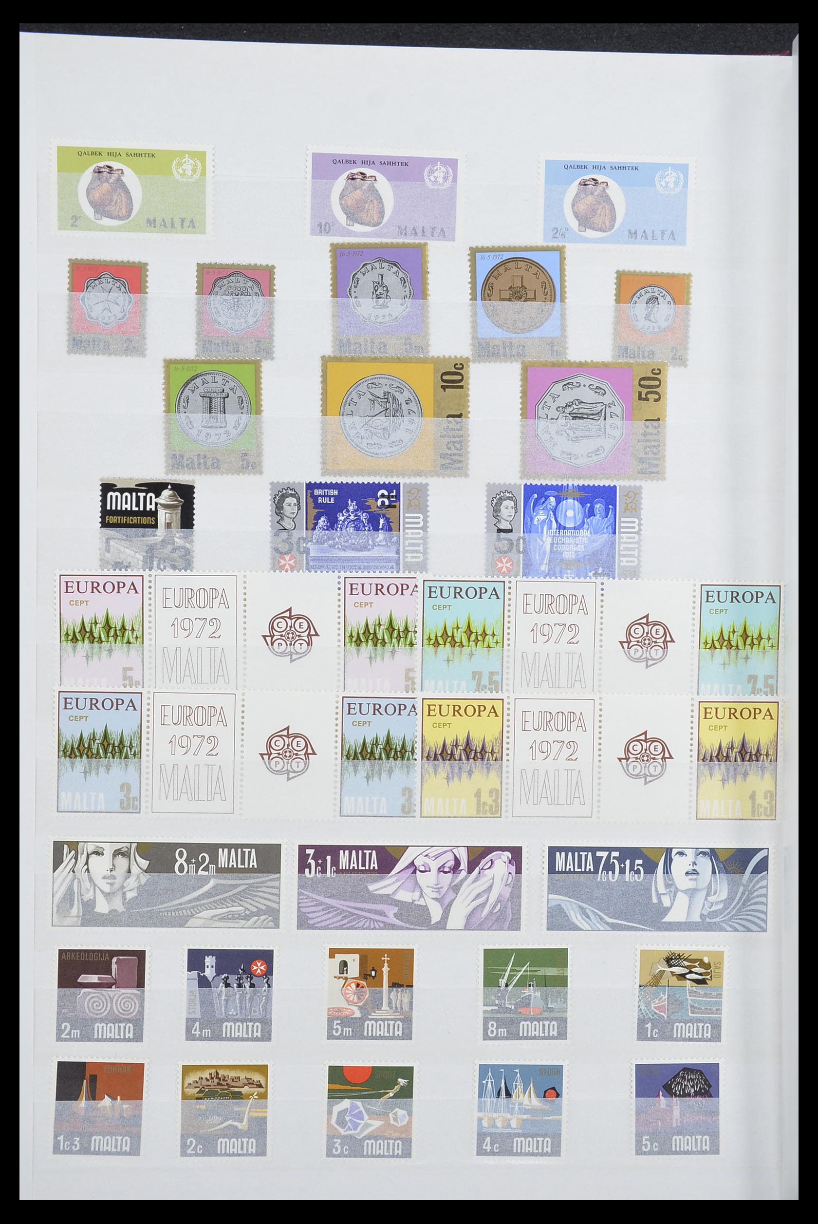 33827 006 - Postzegelverzameling 33827 Malta 1964-2015.