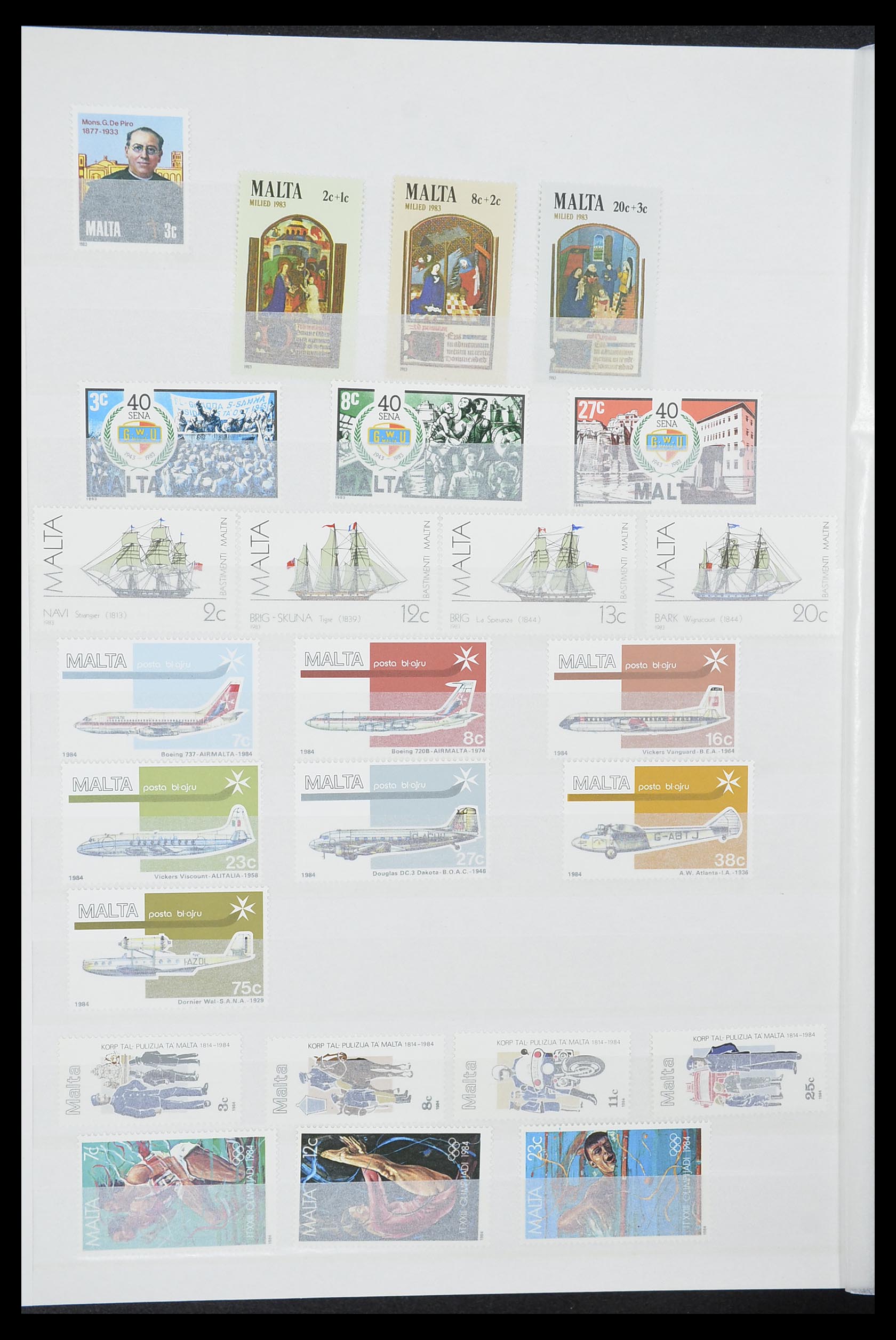 33827 018 - Postzegelverzameling 33827 Malta 1964-2015.