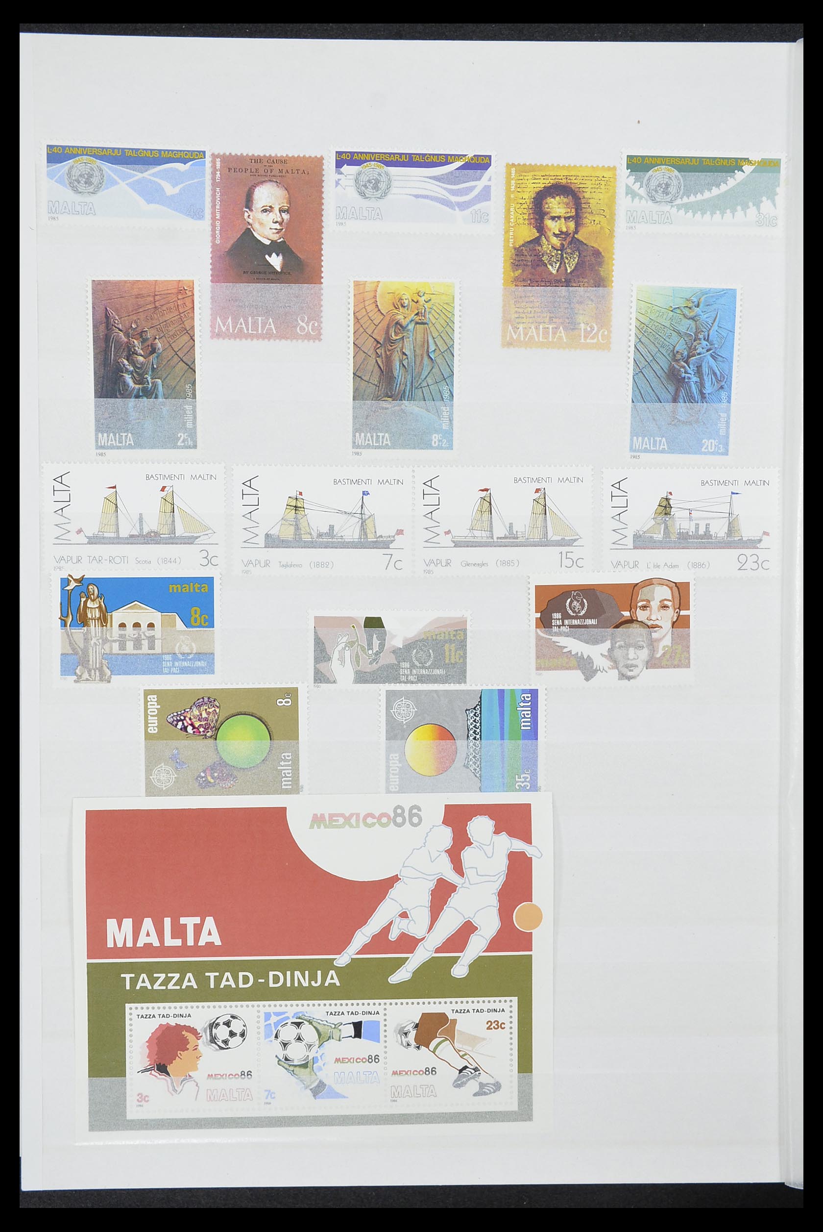 33827 020 - Postzegelverzameling 33827 Malta 1964-2015.