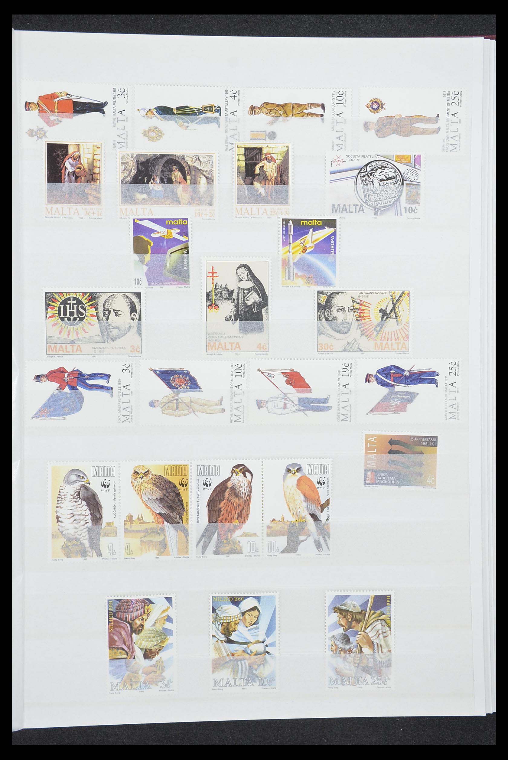 33827 025 - Postzegelverzameling 33827 Malta 1964-2015.
