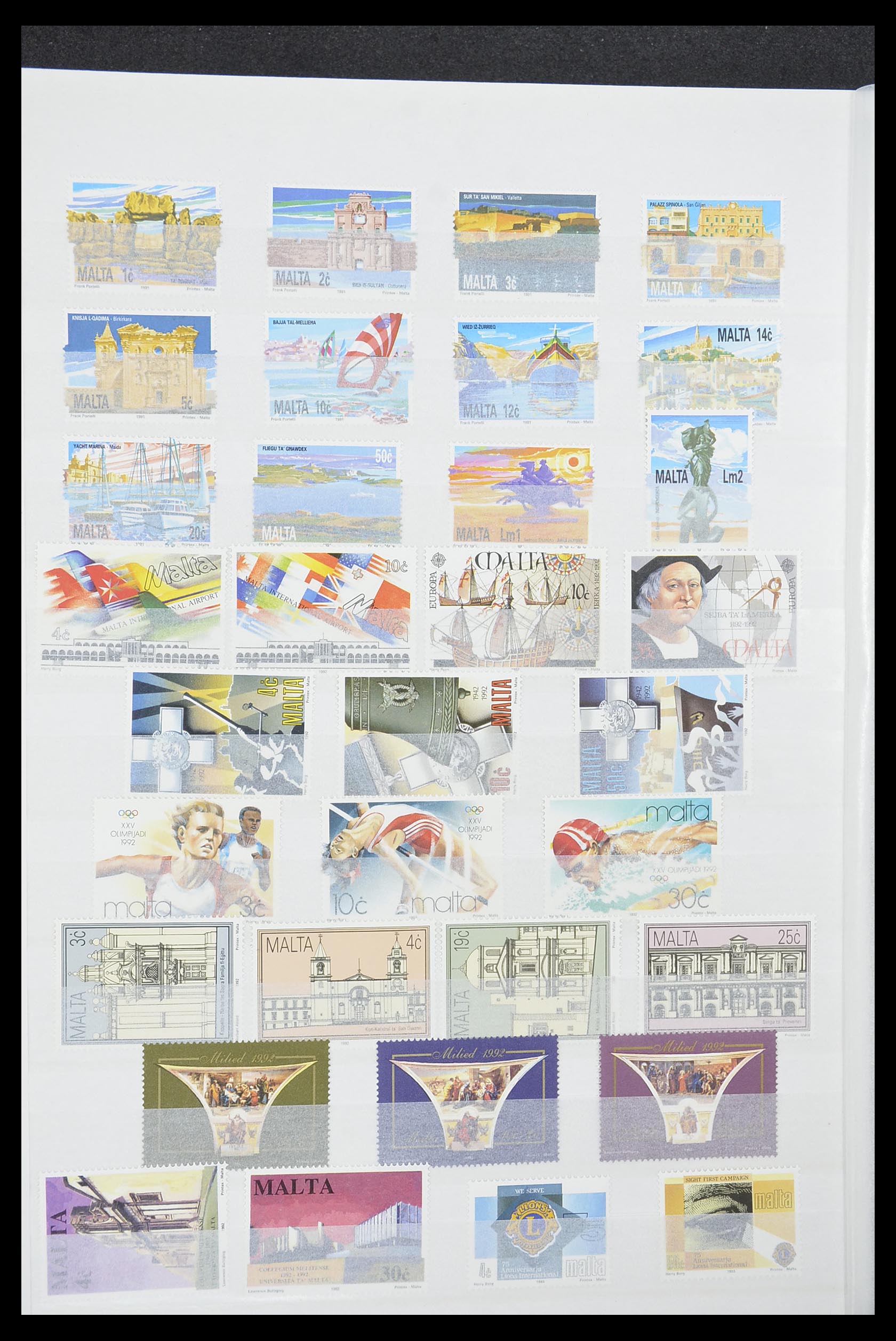 33827 026 - Postzegelverzameling 33827 Malta 1964-2015.