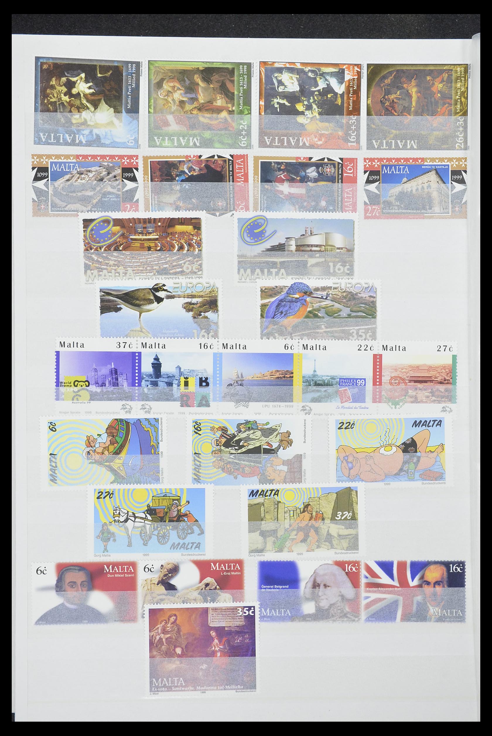 33827 034 - Postzegelverzameling 33827 Malta 1964-2015.
