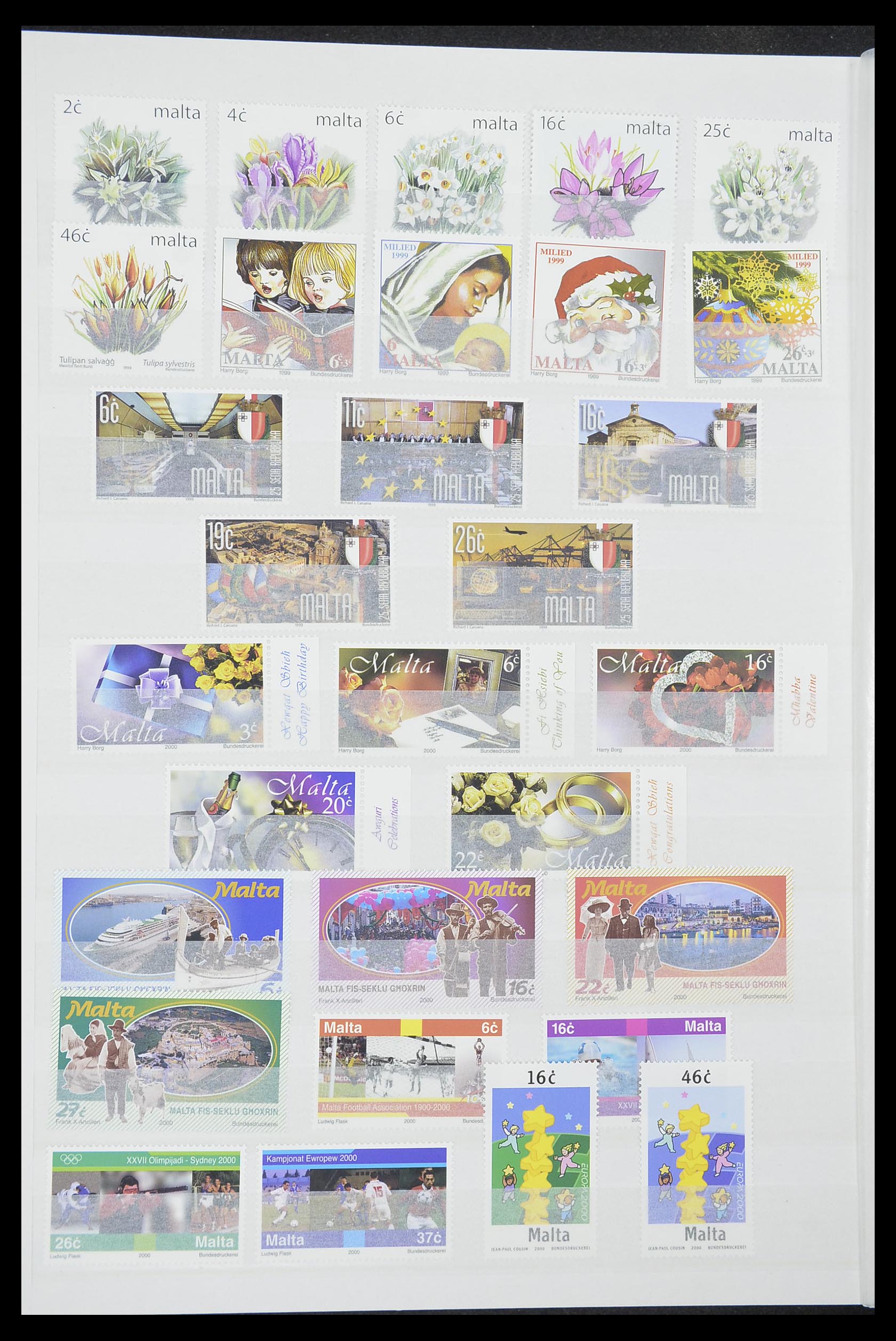 33827 036 - Postzegelverzameling 33827 Malta 1964-2015.