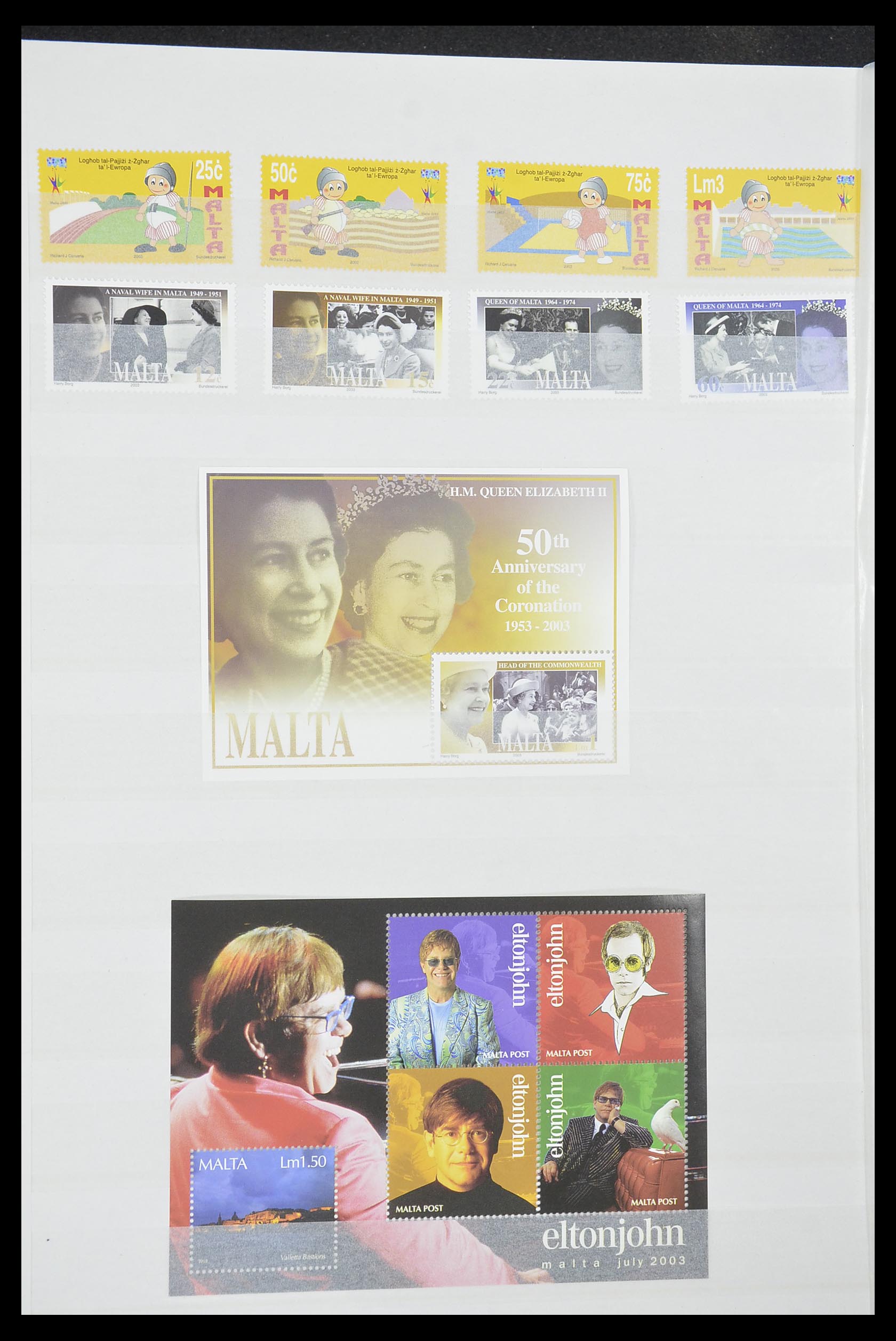 33827 044 - Postzegelverzameling 33827 Malta 1964-2015.