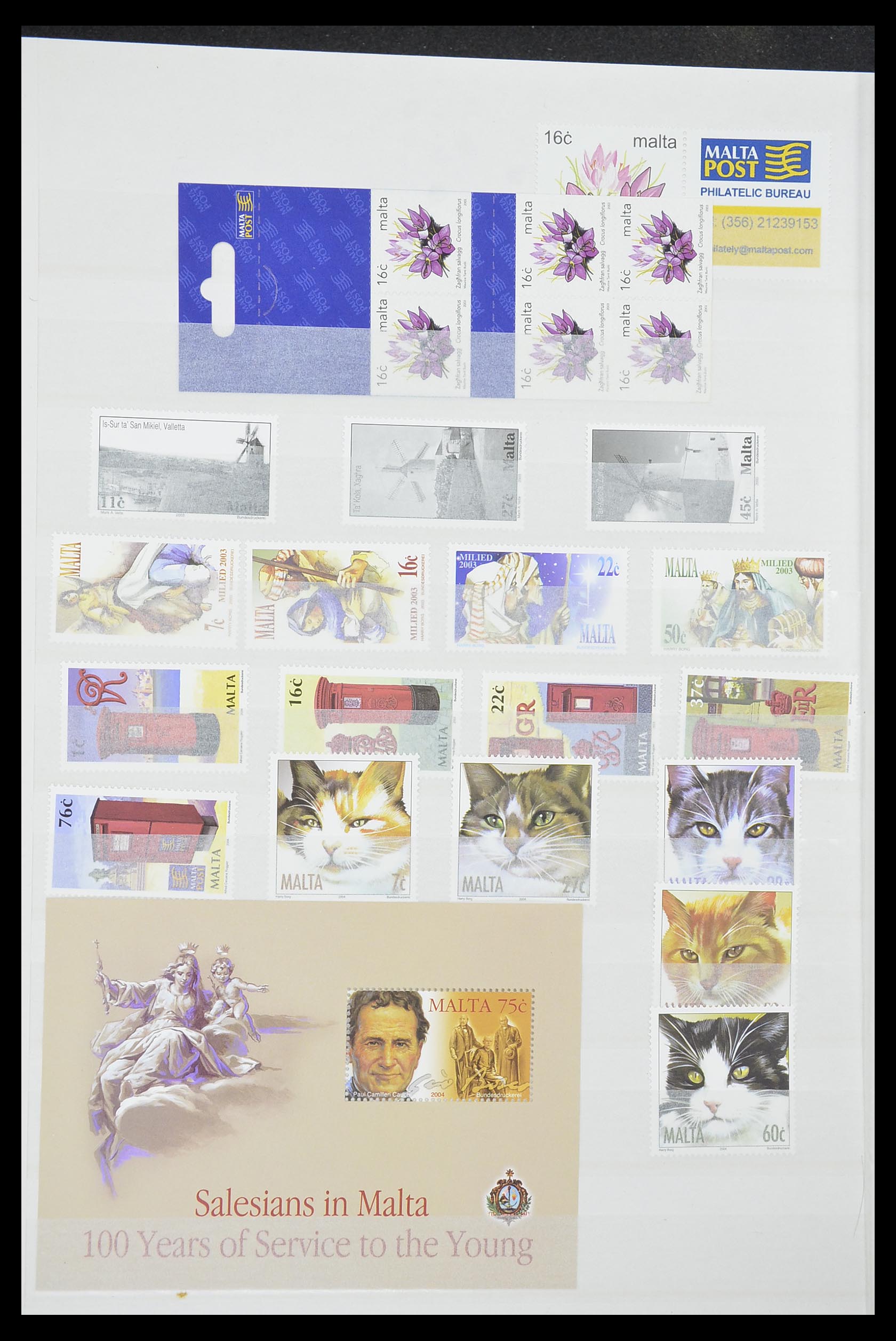 33827 046 - Postzegelverzameling 33827 Malta 1964-2015.