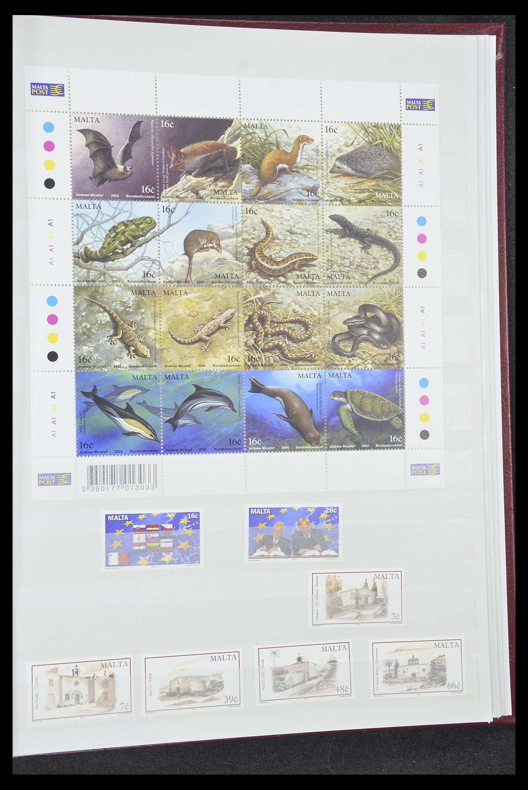 33827 047 - Postzegelverzameling 33827 Malta 1964-2015.