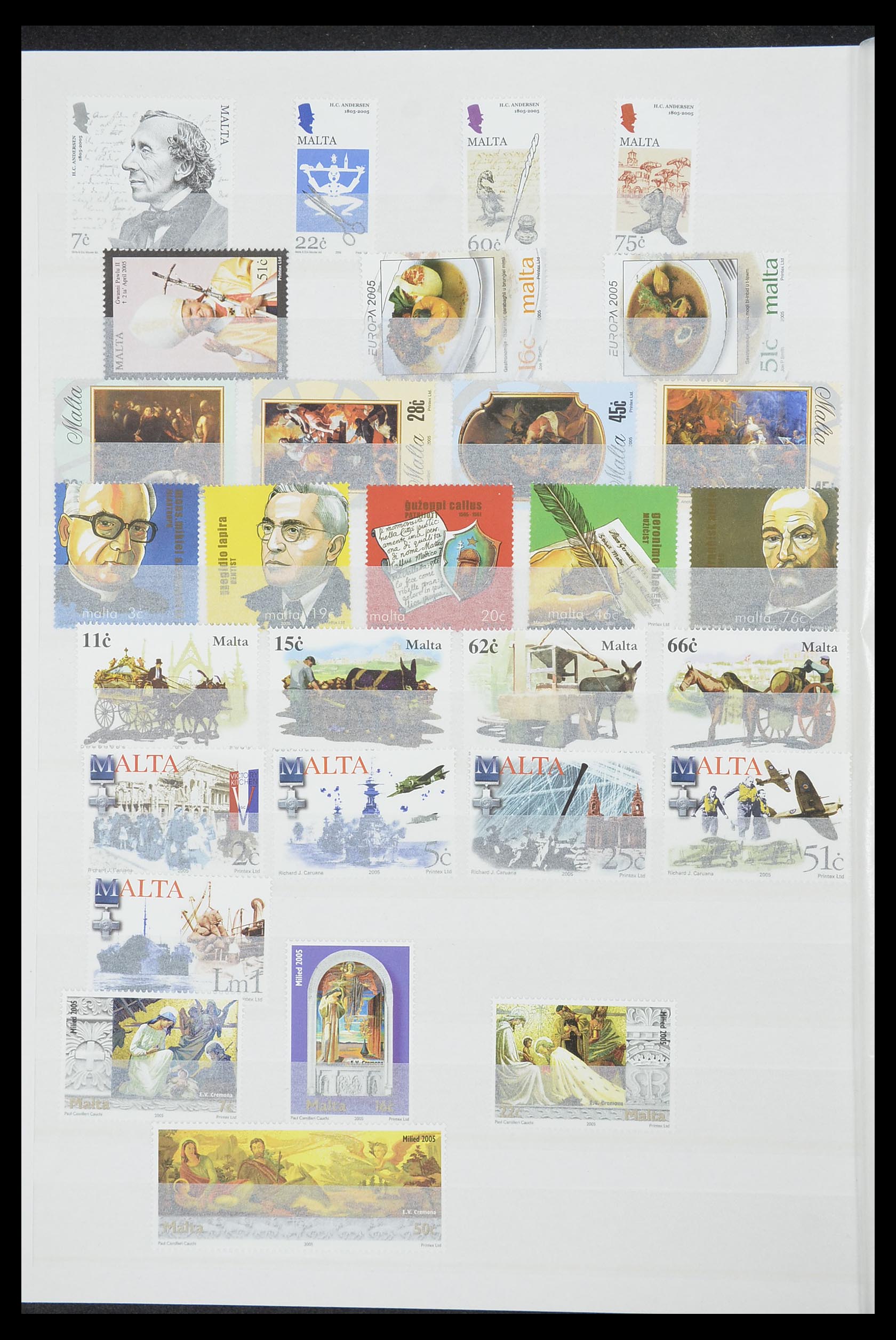 33827 051 - Postzegelverzameling 33827 Malta 1964-2015.