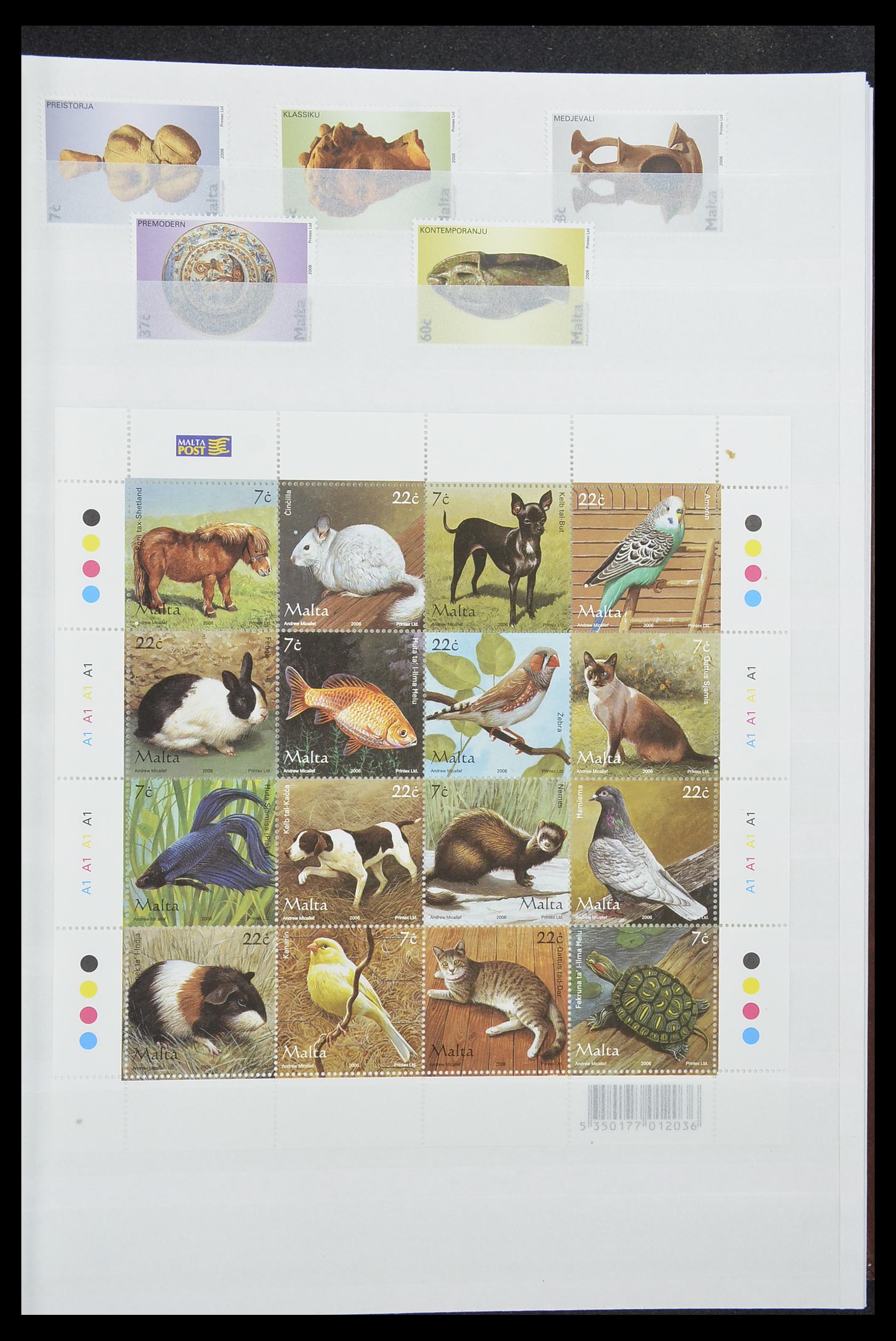 33827 053 - Postzegelverzameling 33827 Malta 1964-2015.
