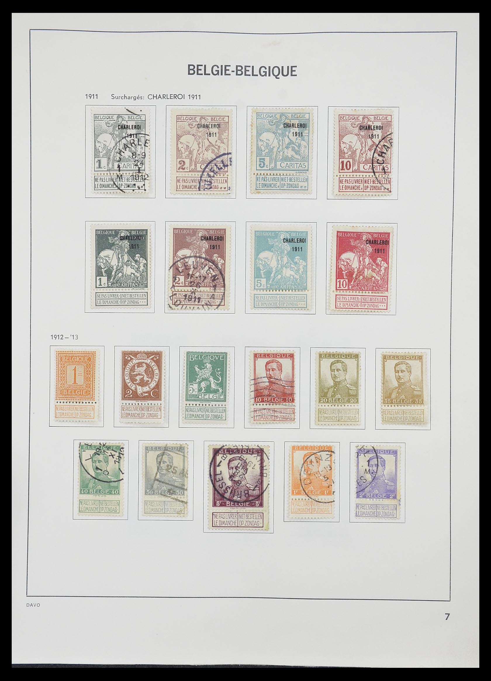 33828 006 - Stamp collection 33828 Belgium 1849-1975.