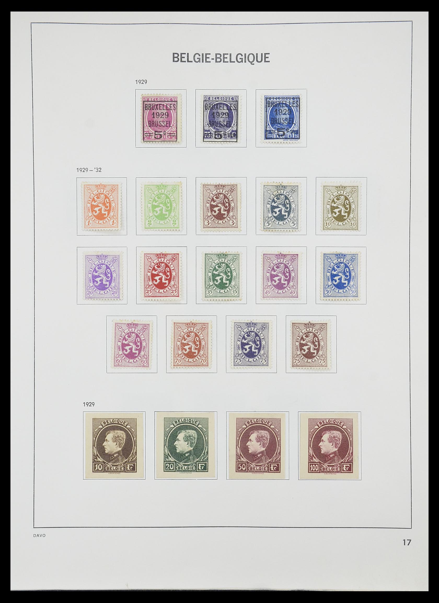 33828 015 - Stamp collection 33828 Belgium 1849-1975.