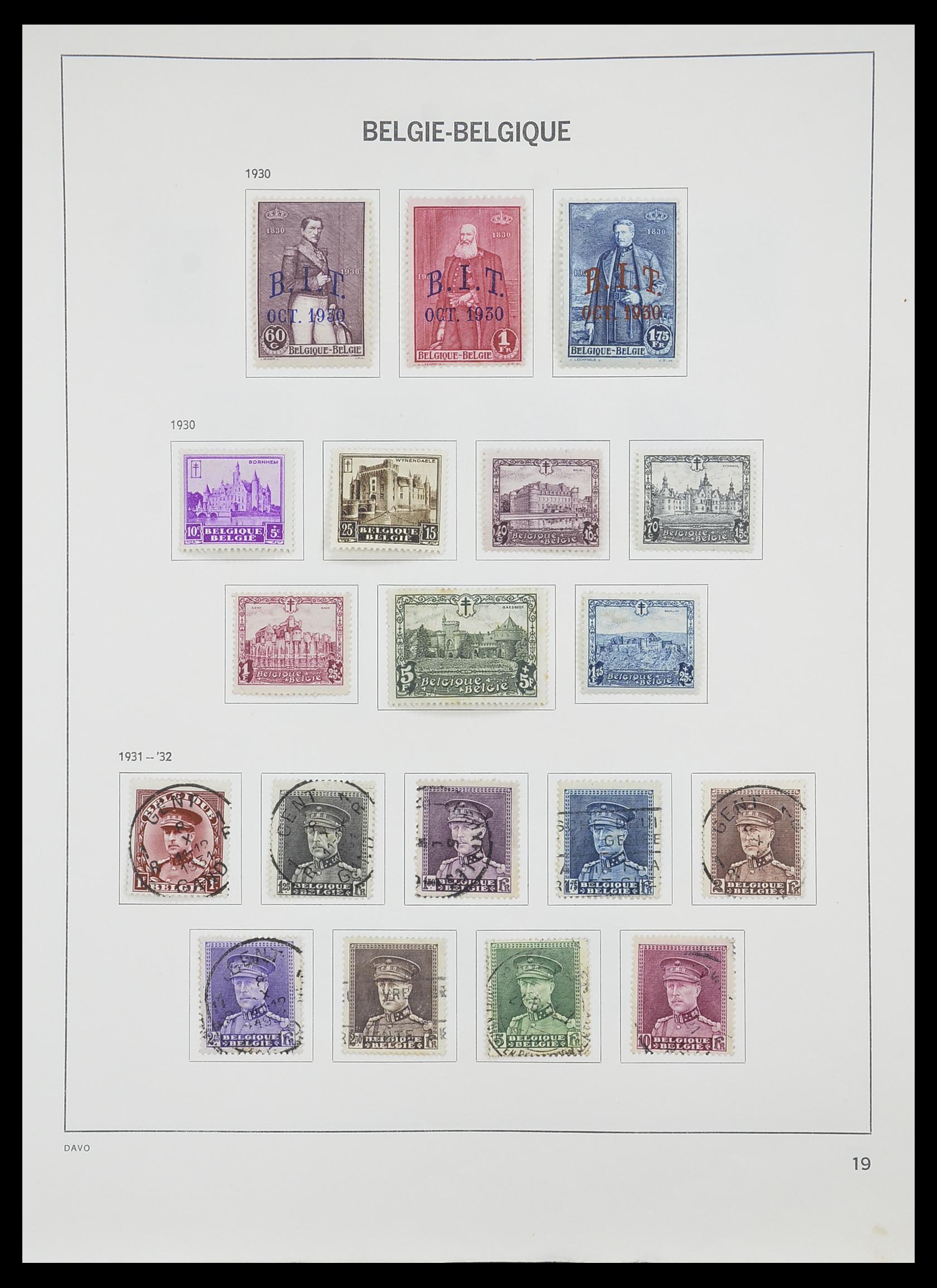 33828 017 - Stamp collection 33828 Belgium 1849-1975.