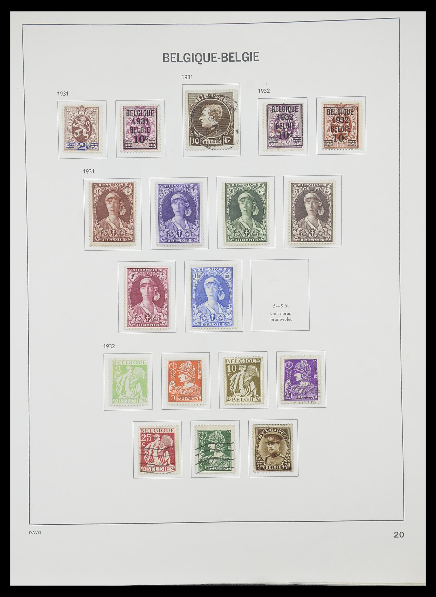 33828 018 - Stamp collection 33828 Belgium 1849-1975.